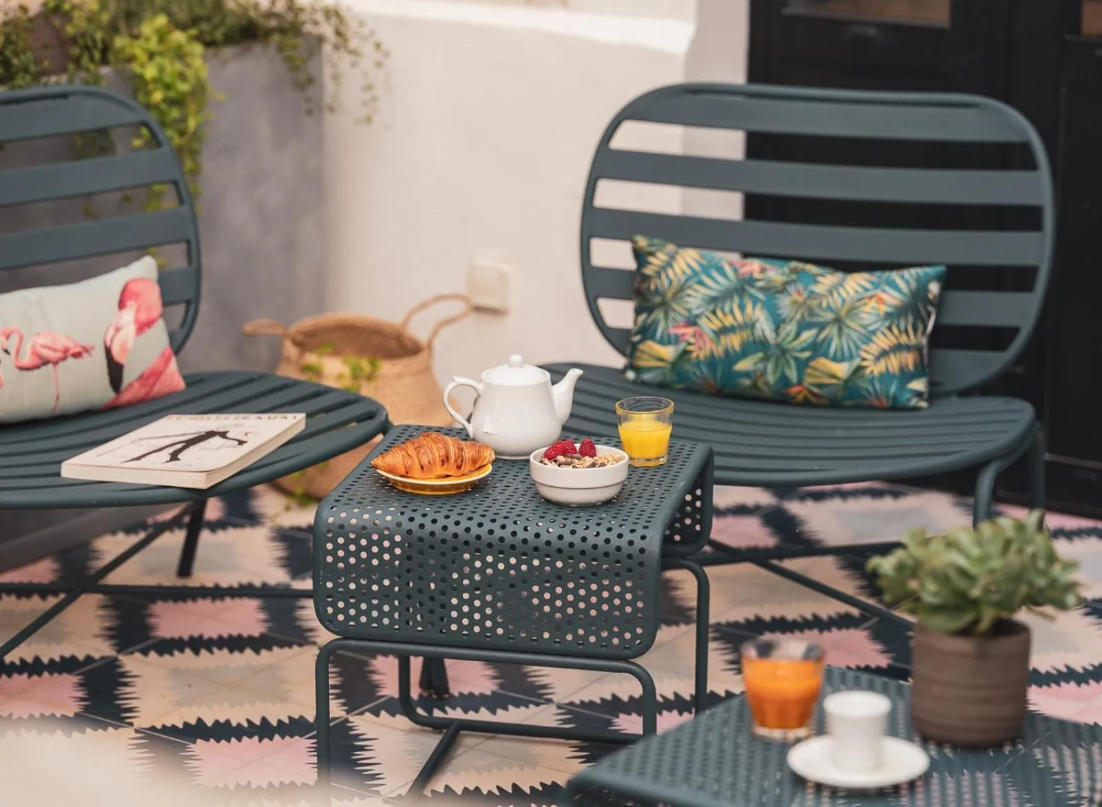 Balcony/Terrace in Hôtel Piapia