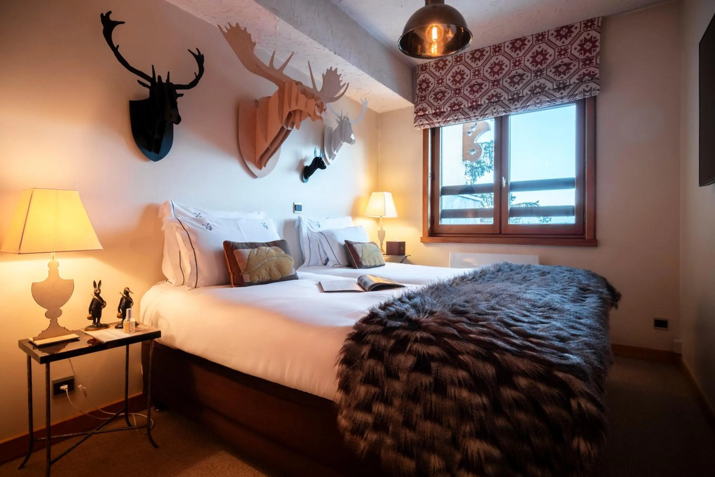 Bed in Alpes Hôtel du Pralong