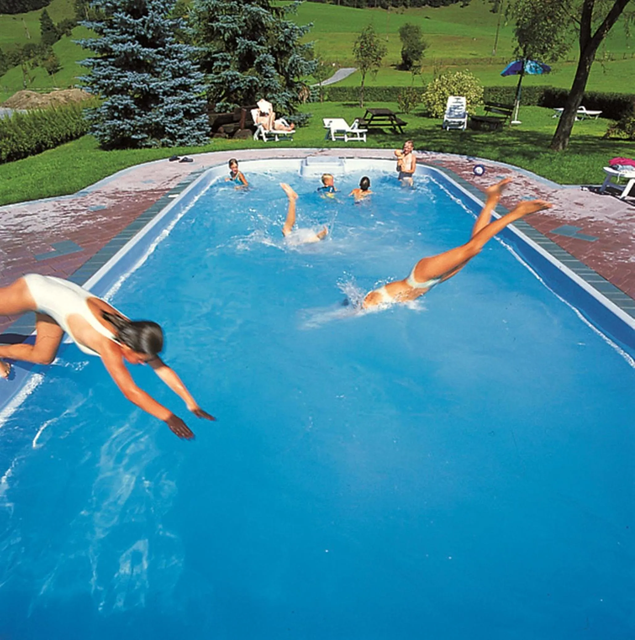 Swimming pool in Hotel Schörhof