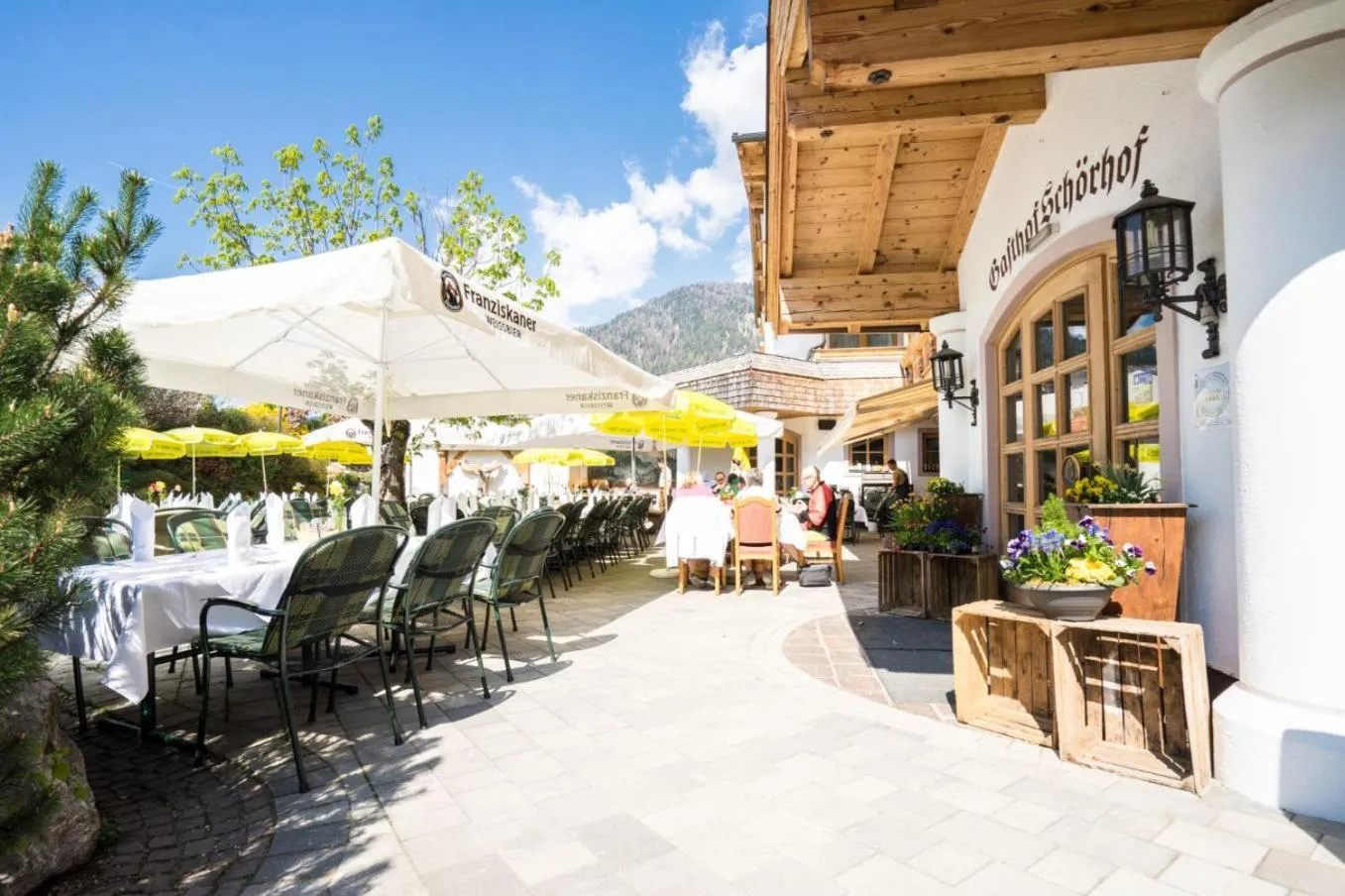 Balcony/Terrace in Hotel Schörhof