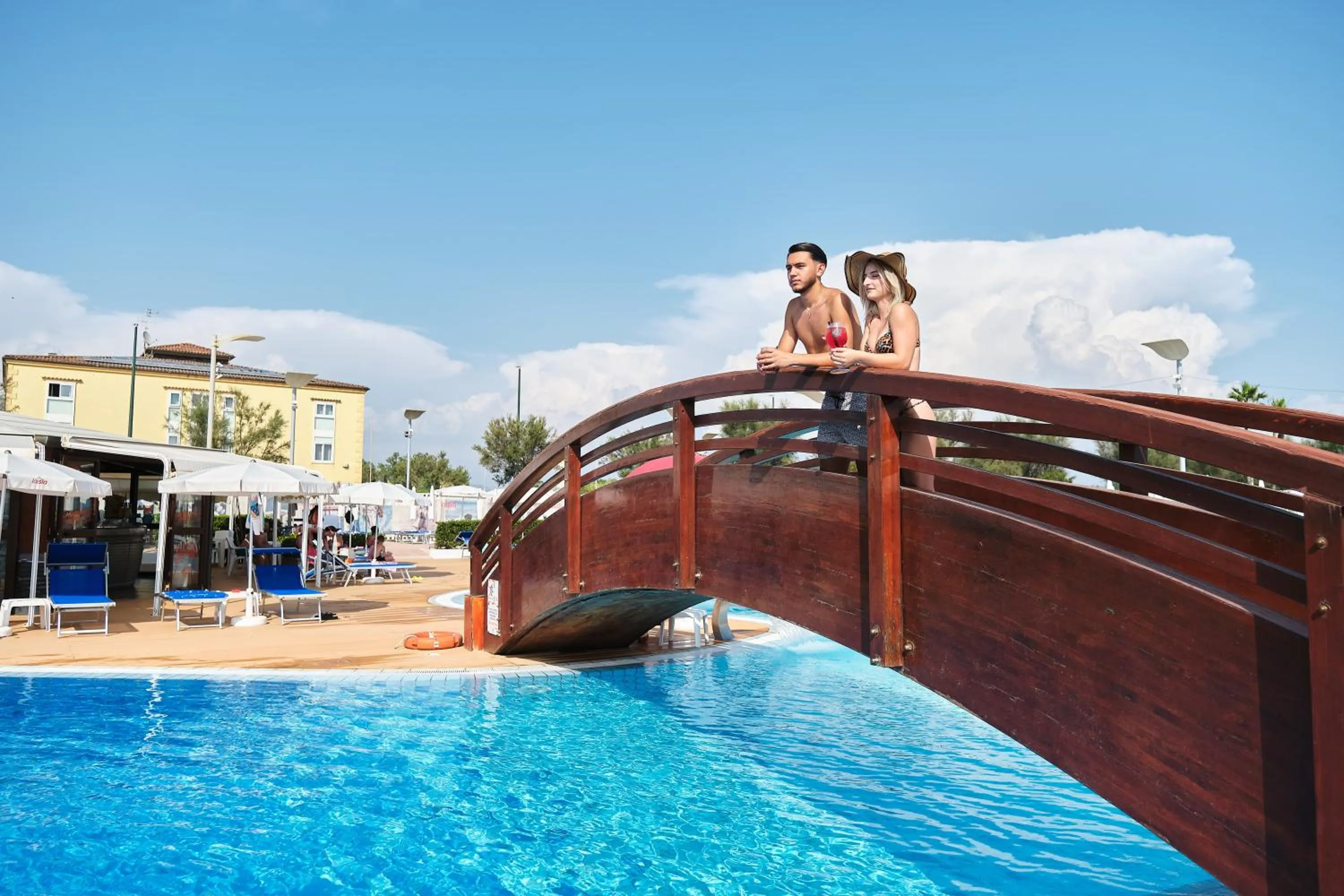 Swimming pool in La Isla Resort