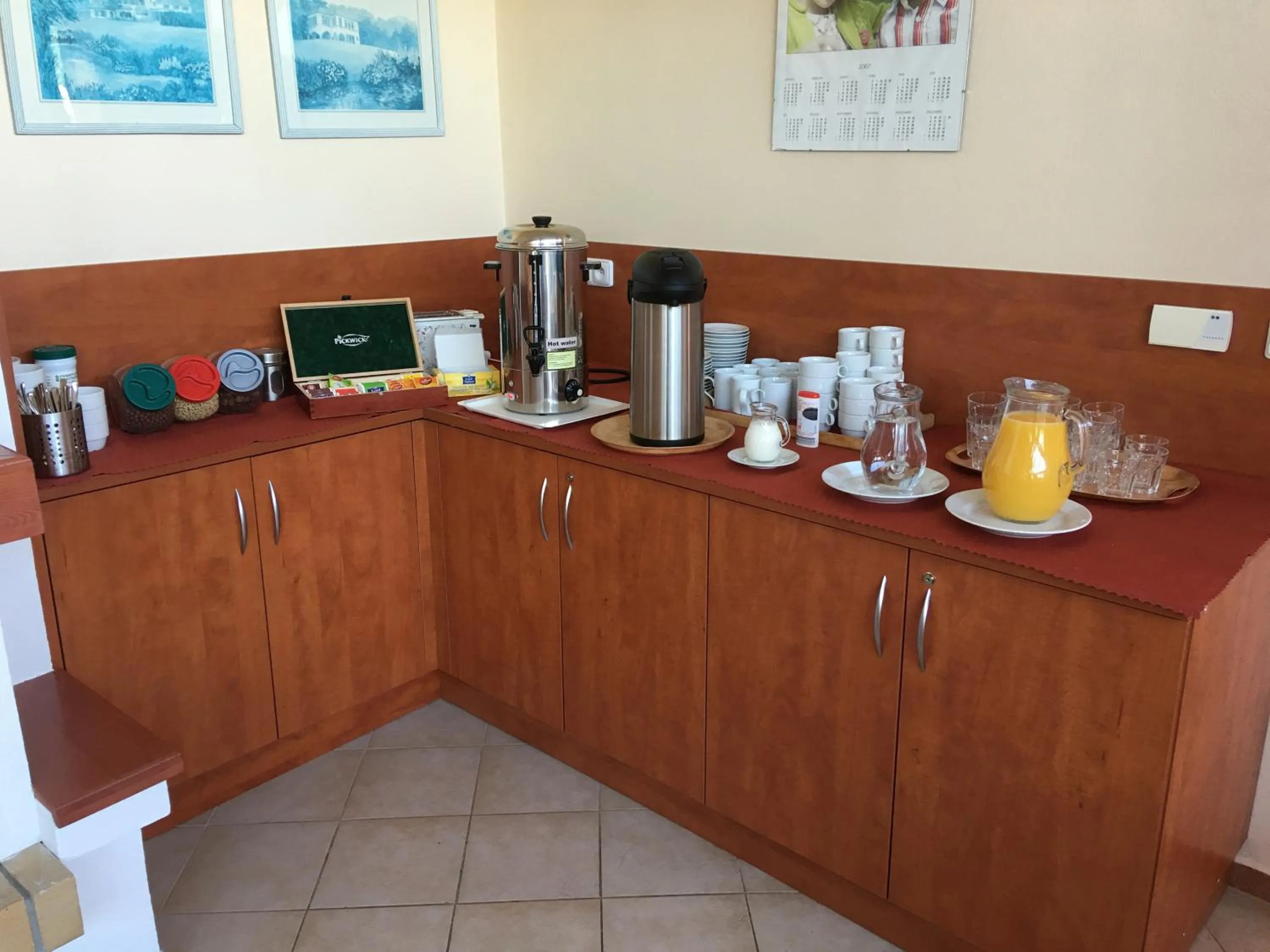 Buffet breakfast in Penzion Ajda