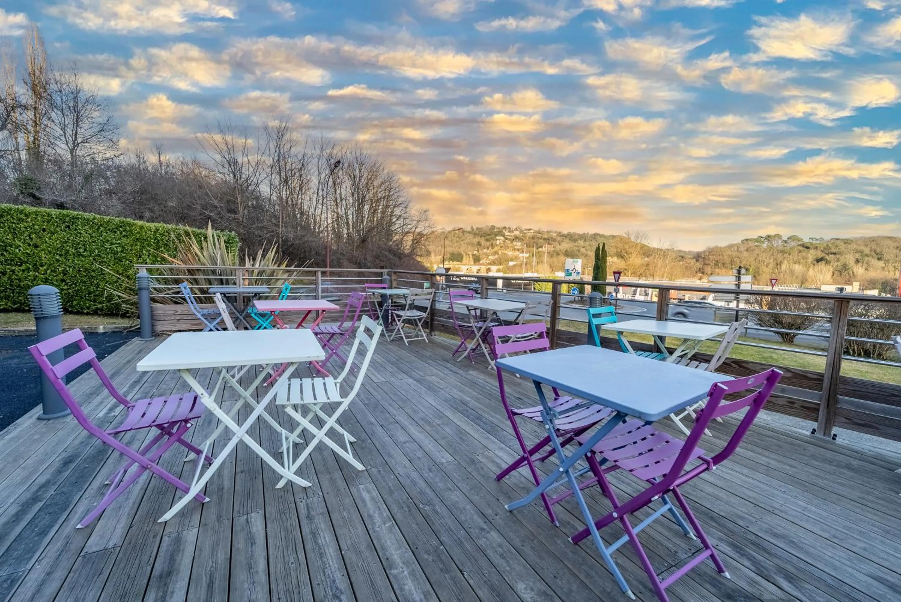 Patio in Sure Hotel by Best Western Sarlat-la-Canéda