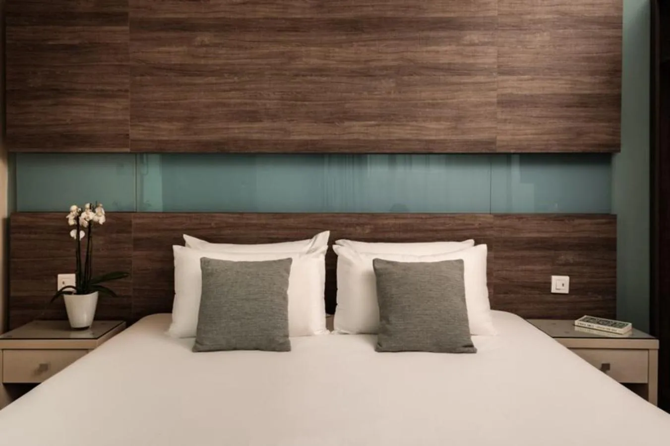 Bedroom, Bed in 115 The Strand Hotel by NEU Collective