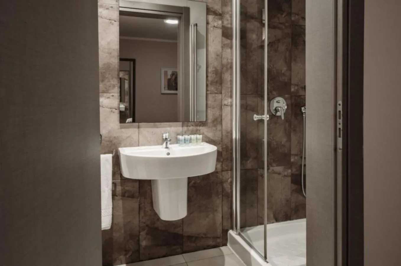 Bathroom in 115 The Strand Hotel by NEU Collective