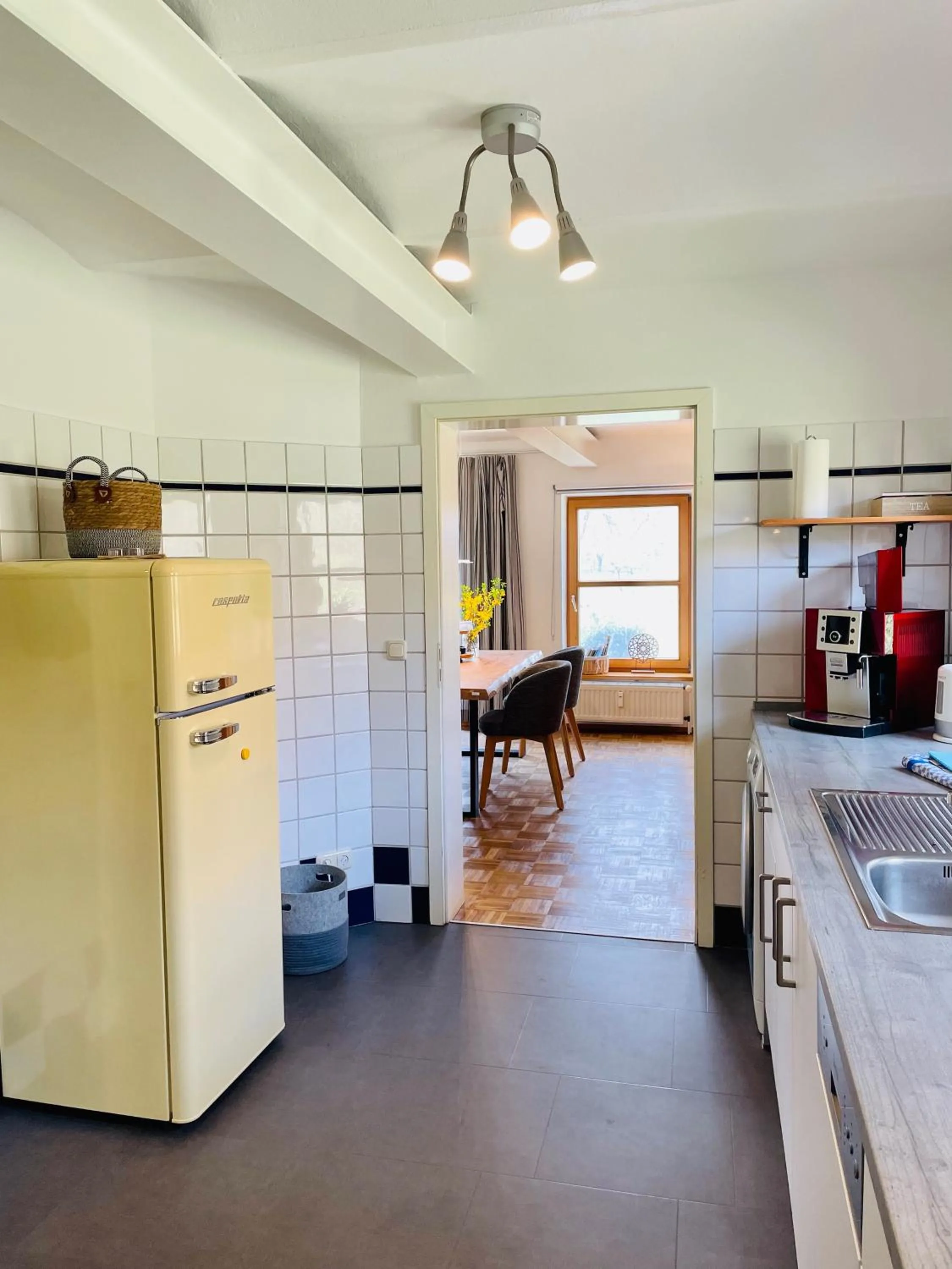 Kitchen or kitchenette in Hinners-Hoff Apartments
