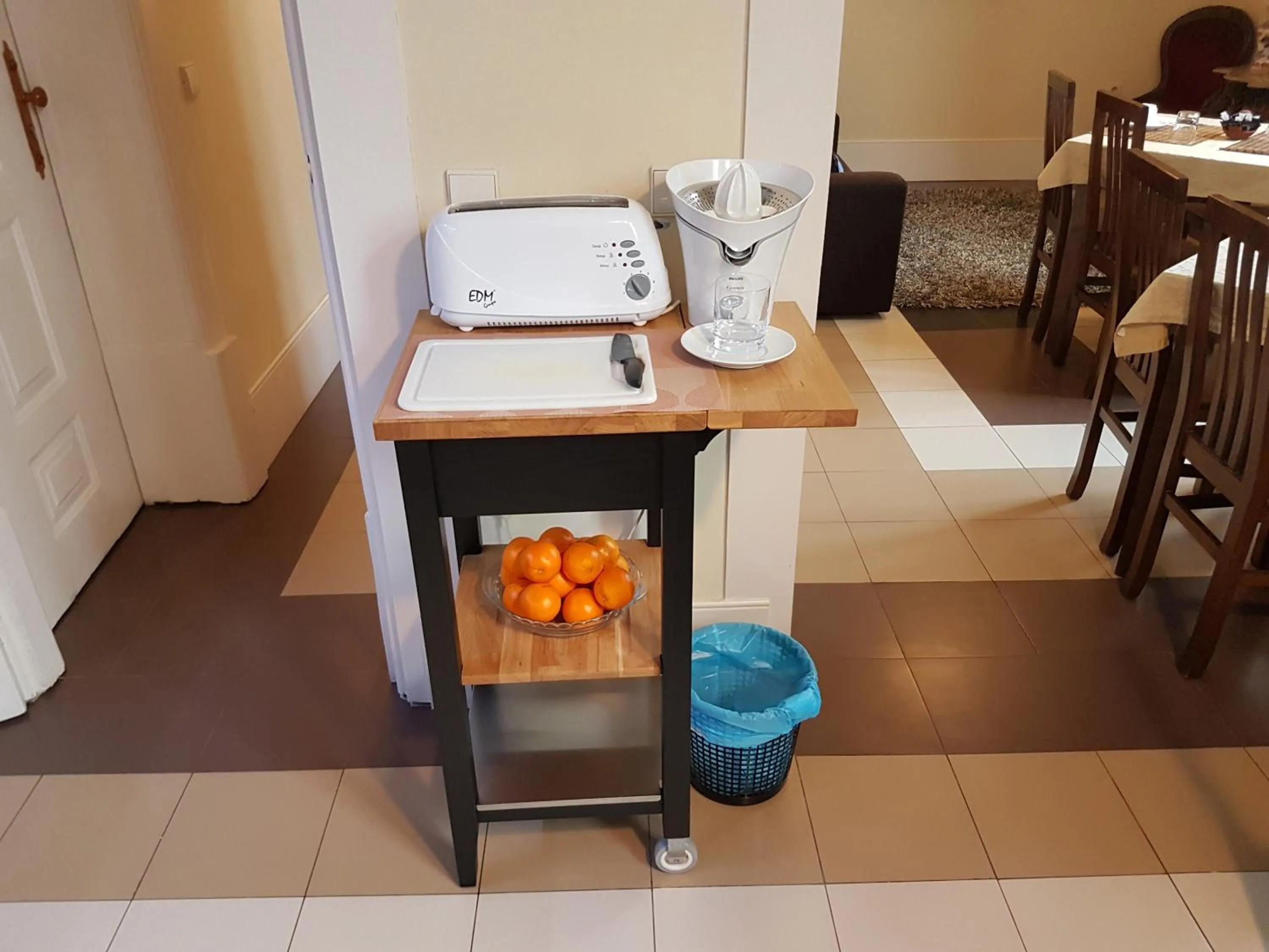 Continental breakfast in Dukes Corner Guest House