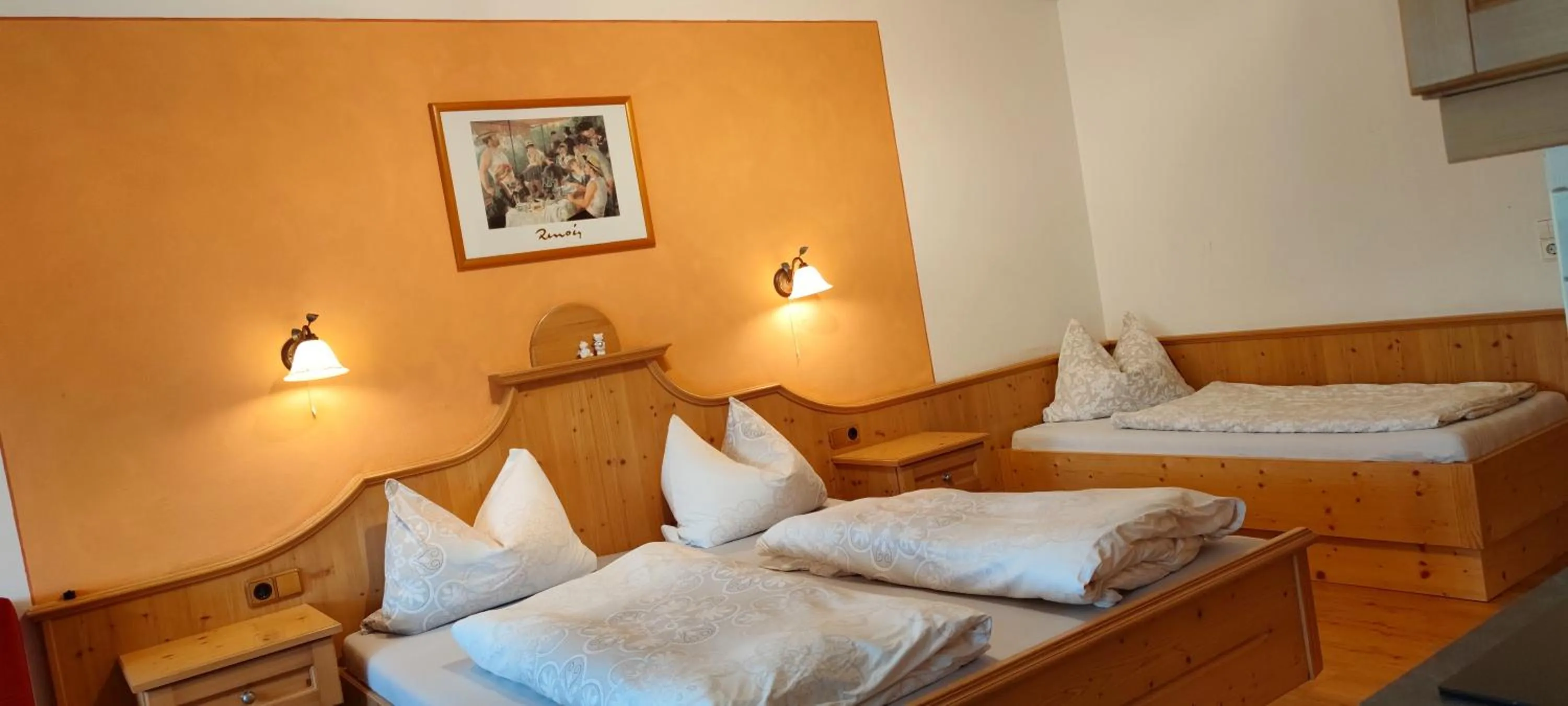 Bed in Pension Berghof