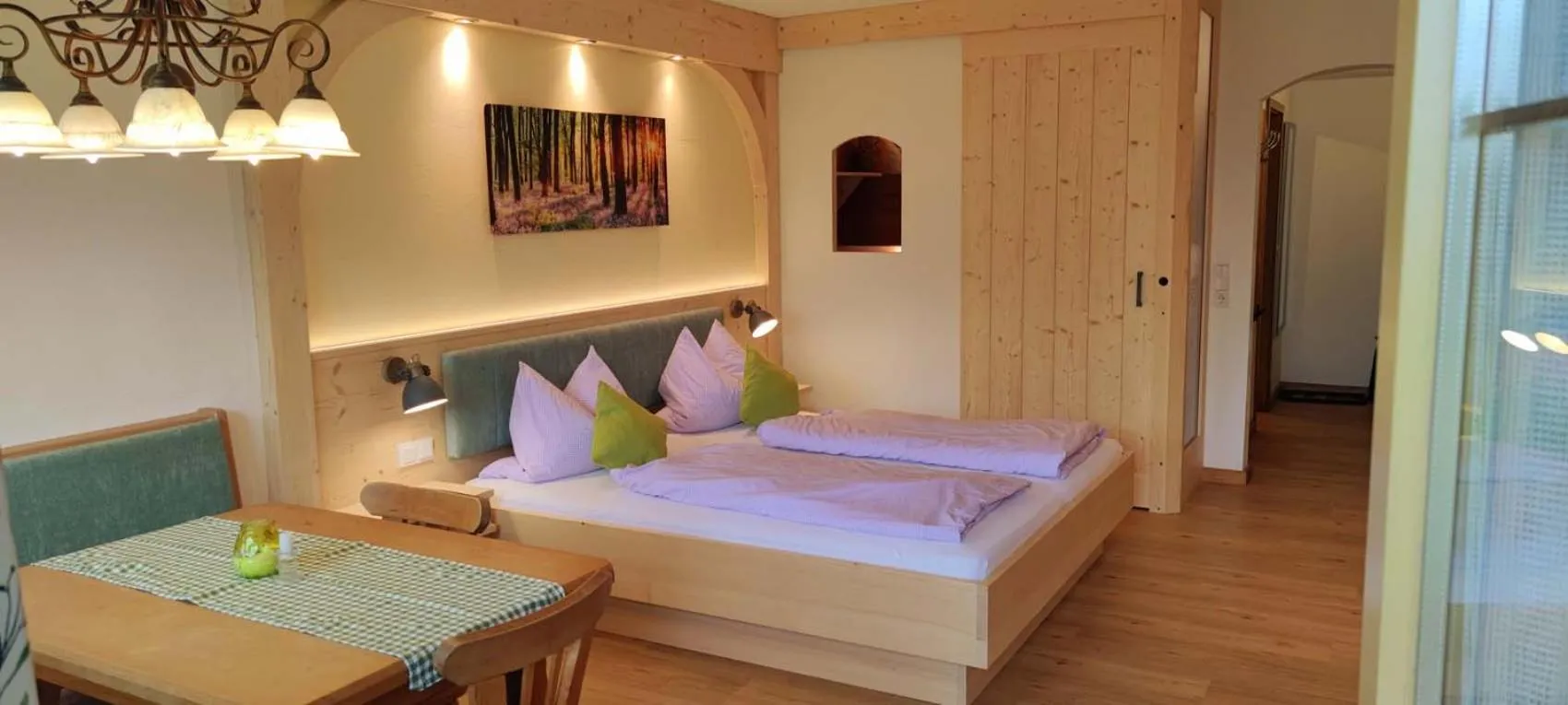 Bed in Pension Berghof