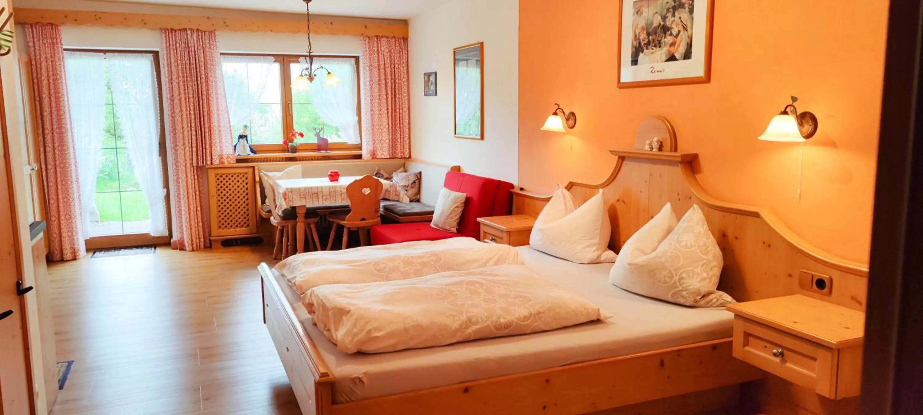 Bed in Pension Berghof