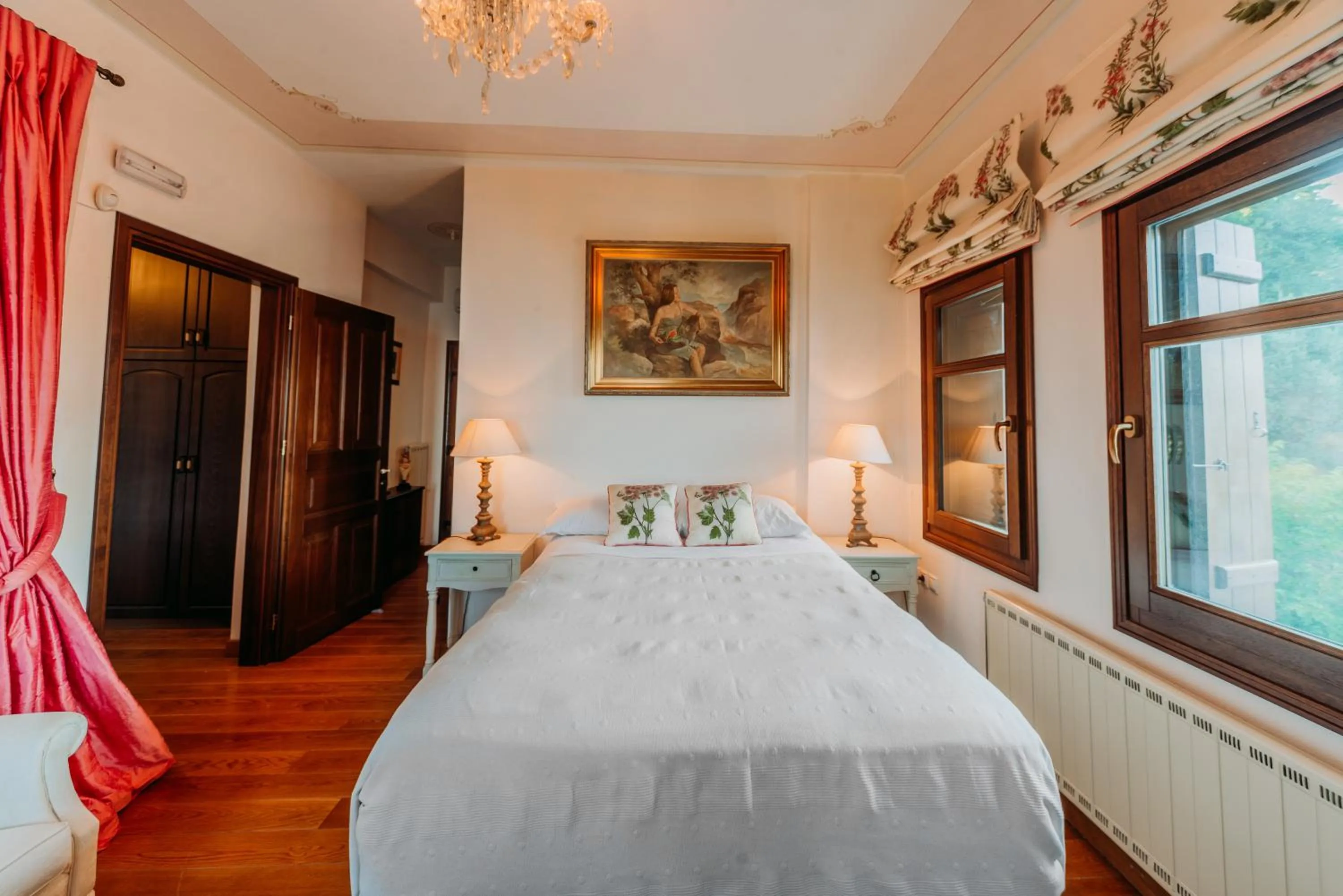 Bedroom, Bed in Elysian Luxury Villa Pelion