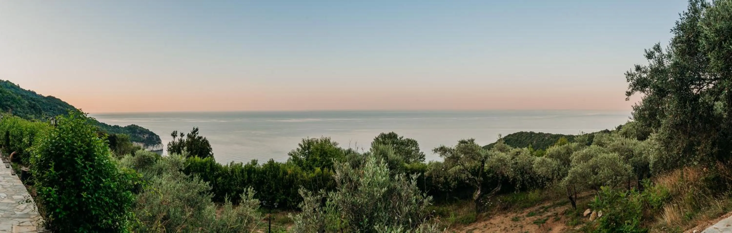 Natural landscape in Elysian Luxury Villa Pelion