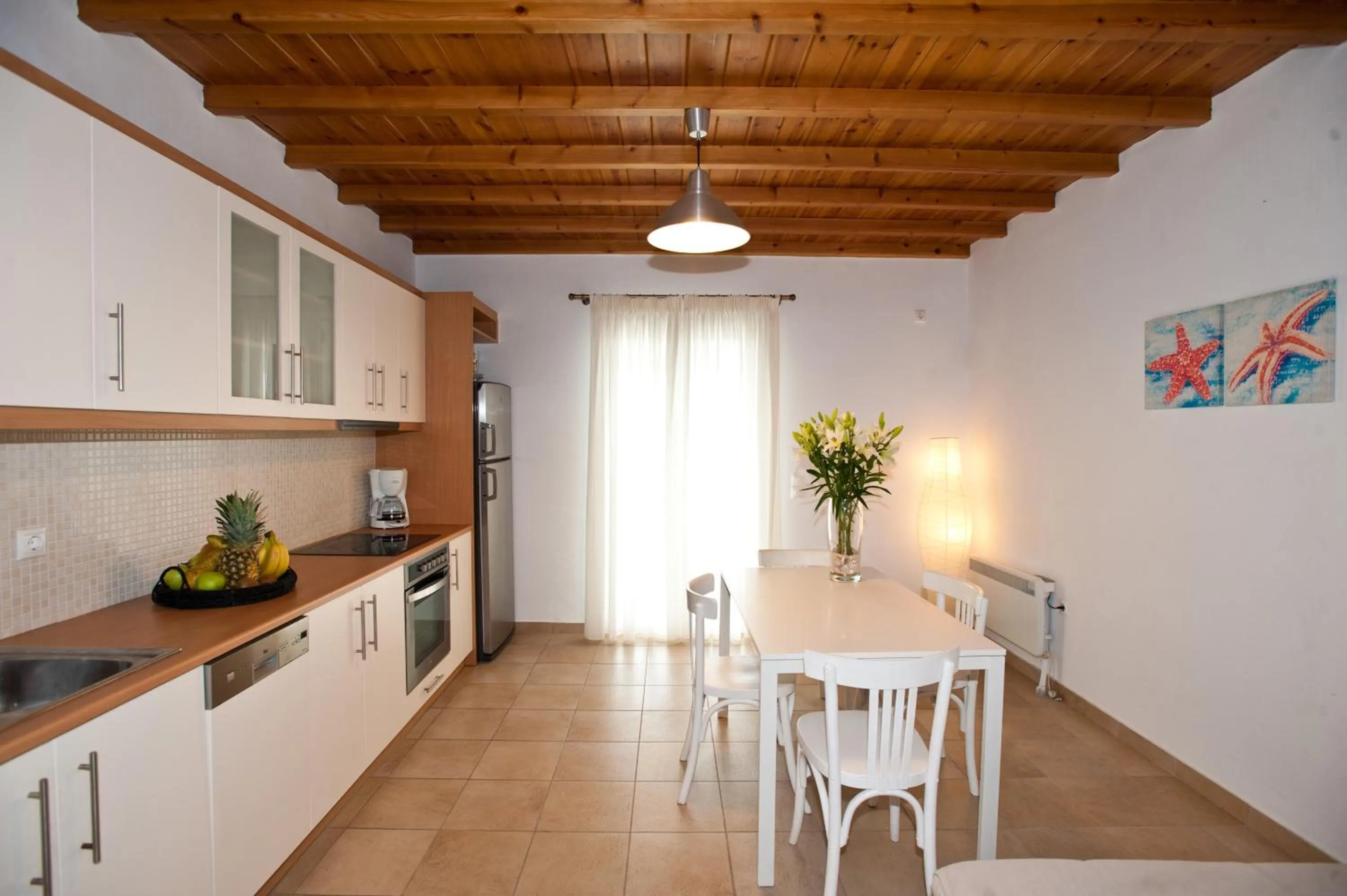 Kitchen or kitchenette in Sea Wind Villas and Suites