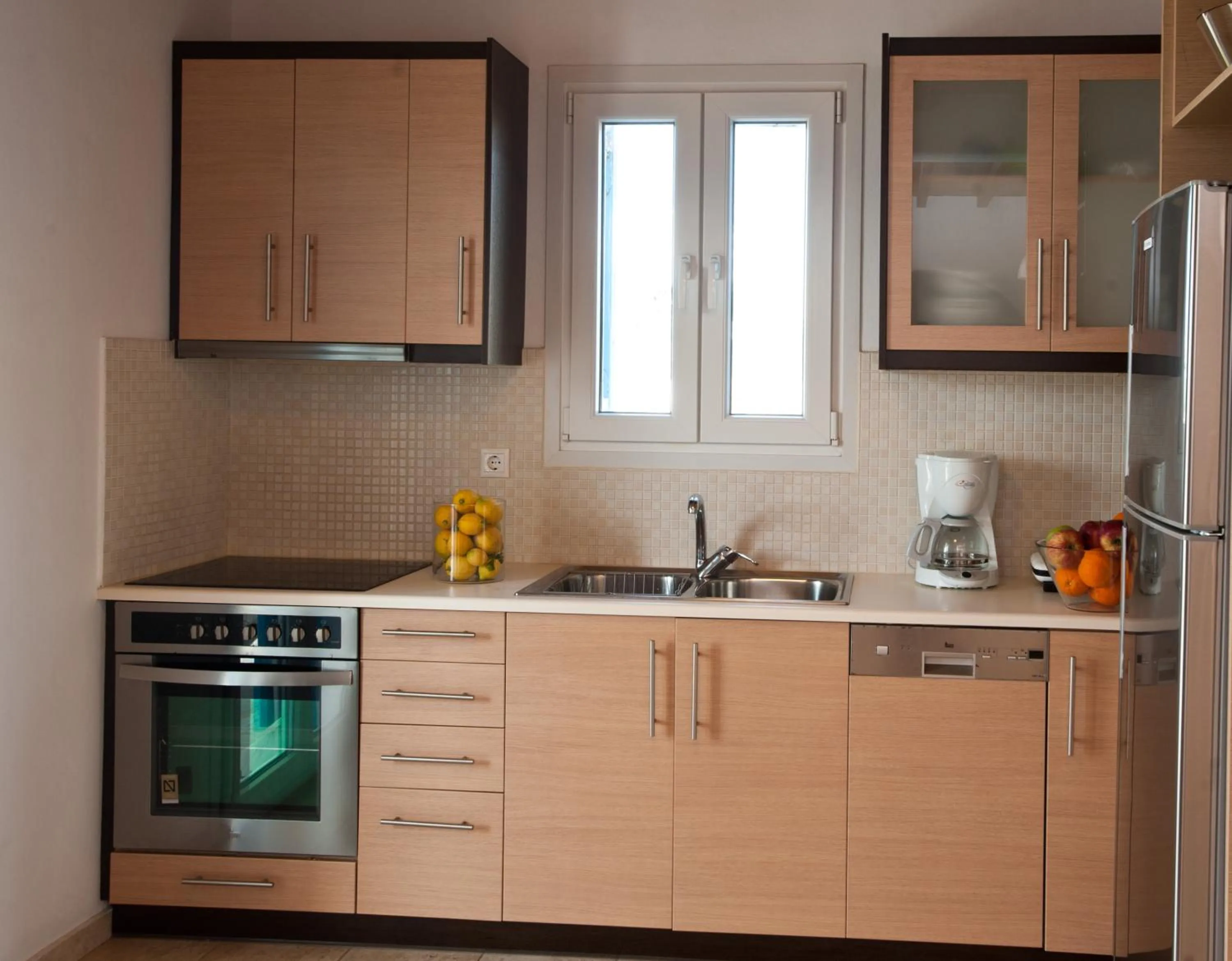 Kitchen or kitchenette in Sea Wind Villas and Suites