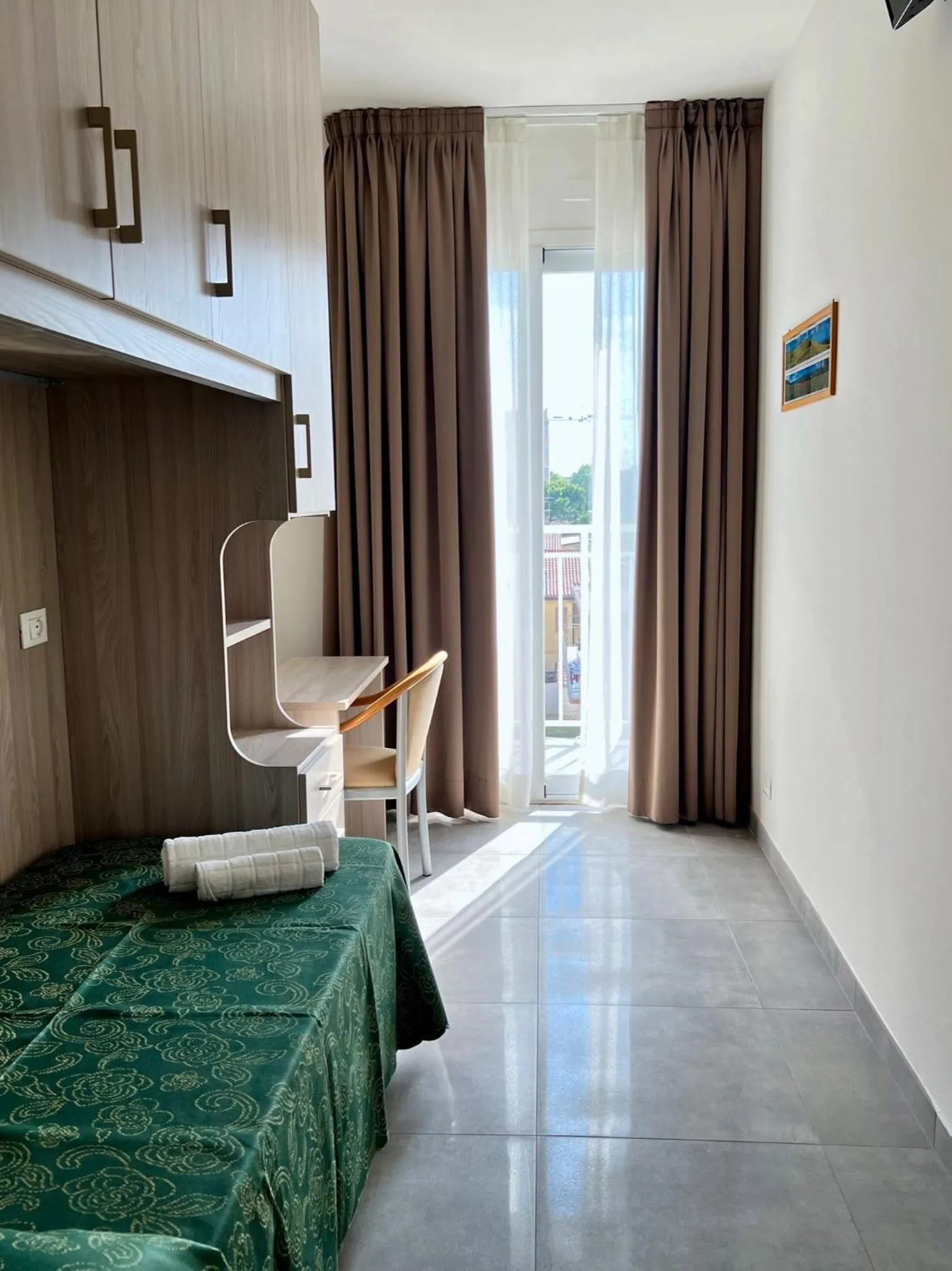 Bed in Hotel Terramare