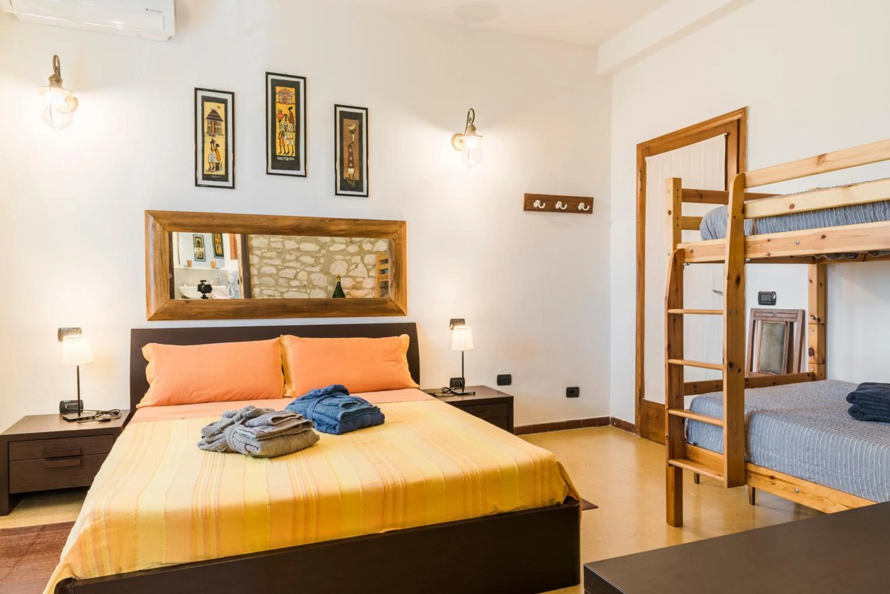 Bed in Relais des Roches