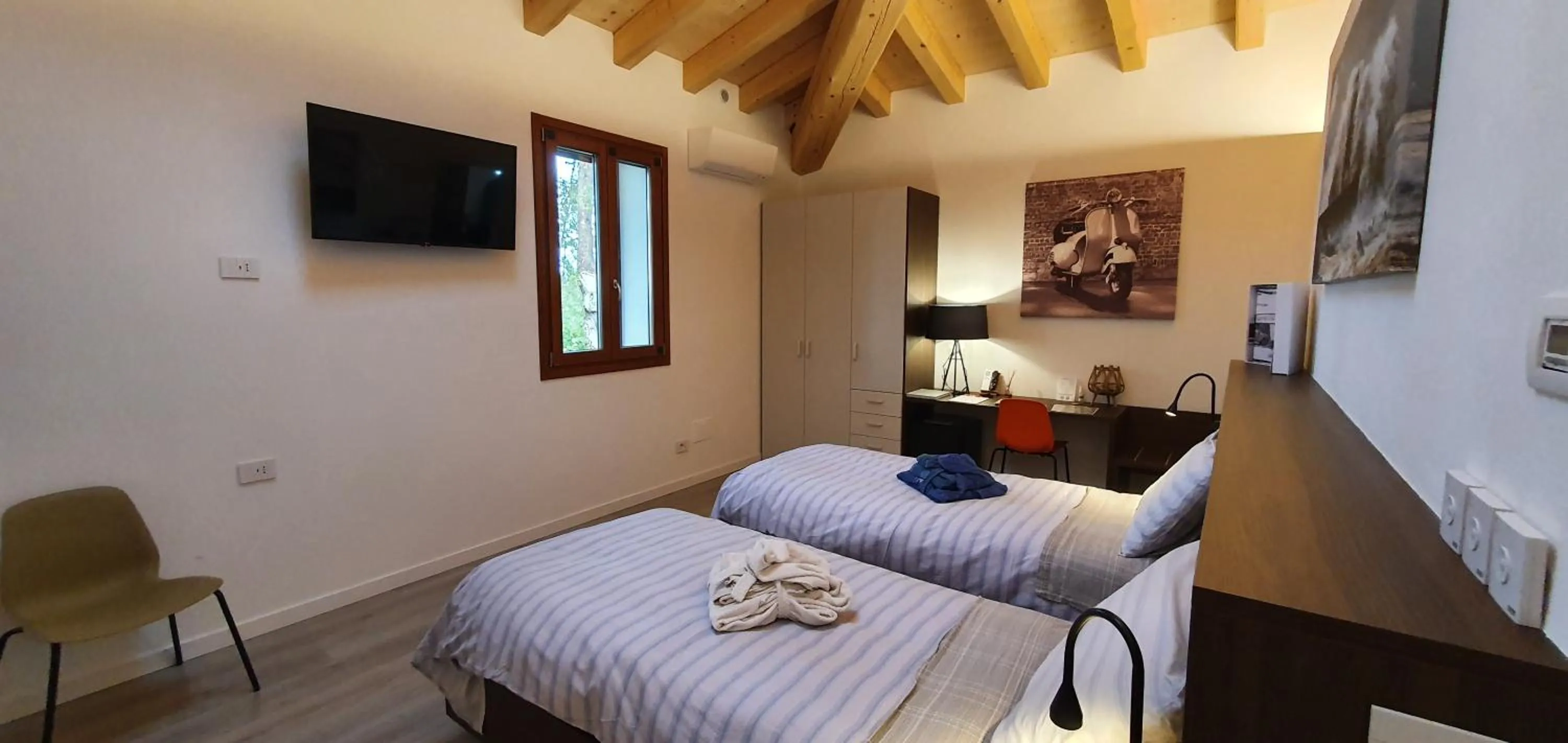 Bed in Relais des Roches