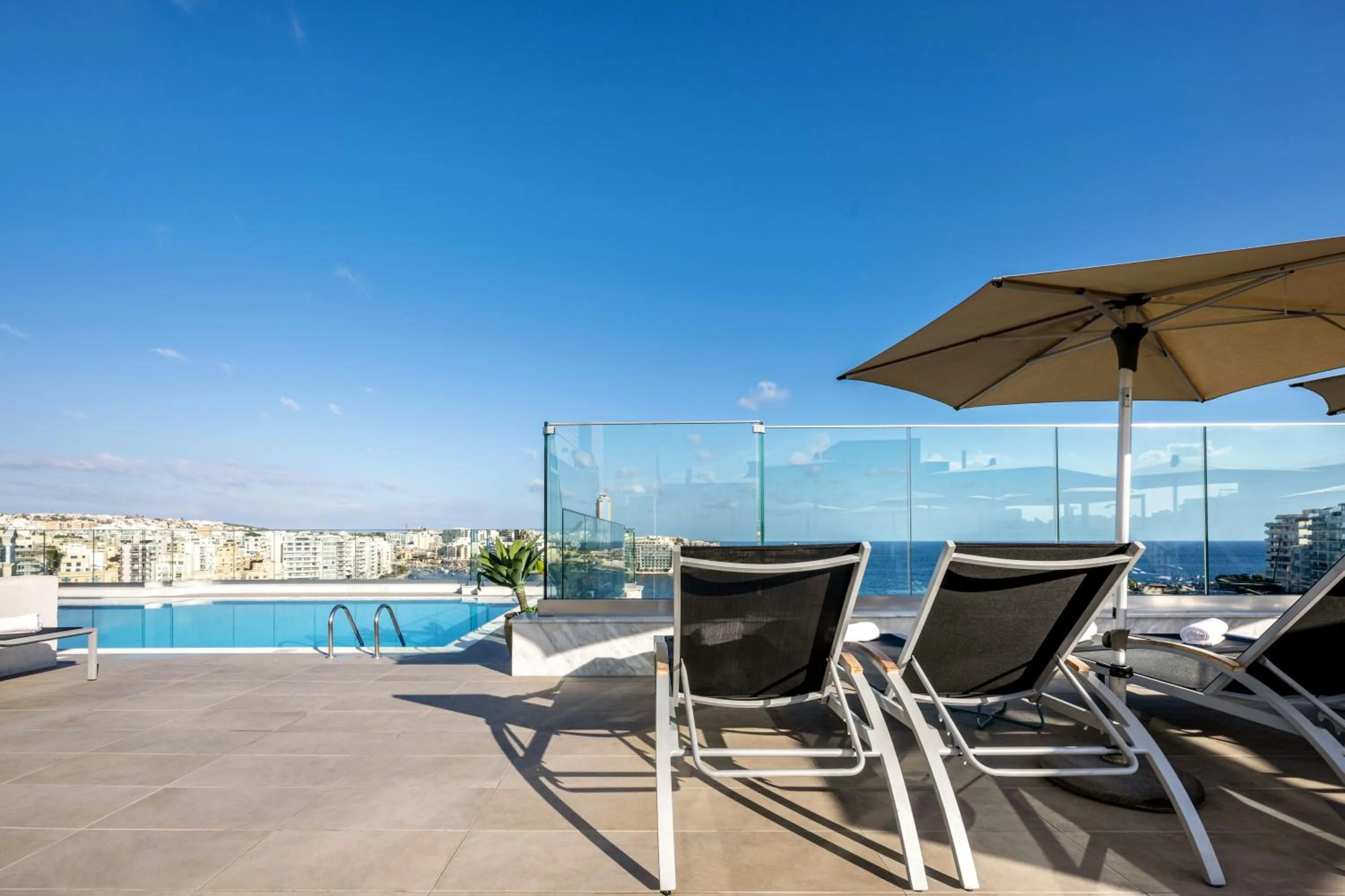 sunbed in Plaza Regency Hotels