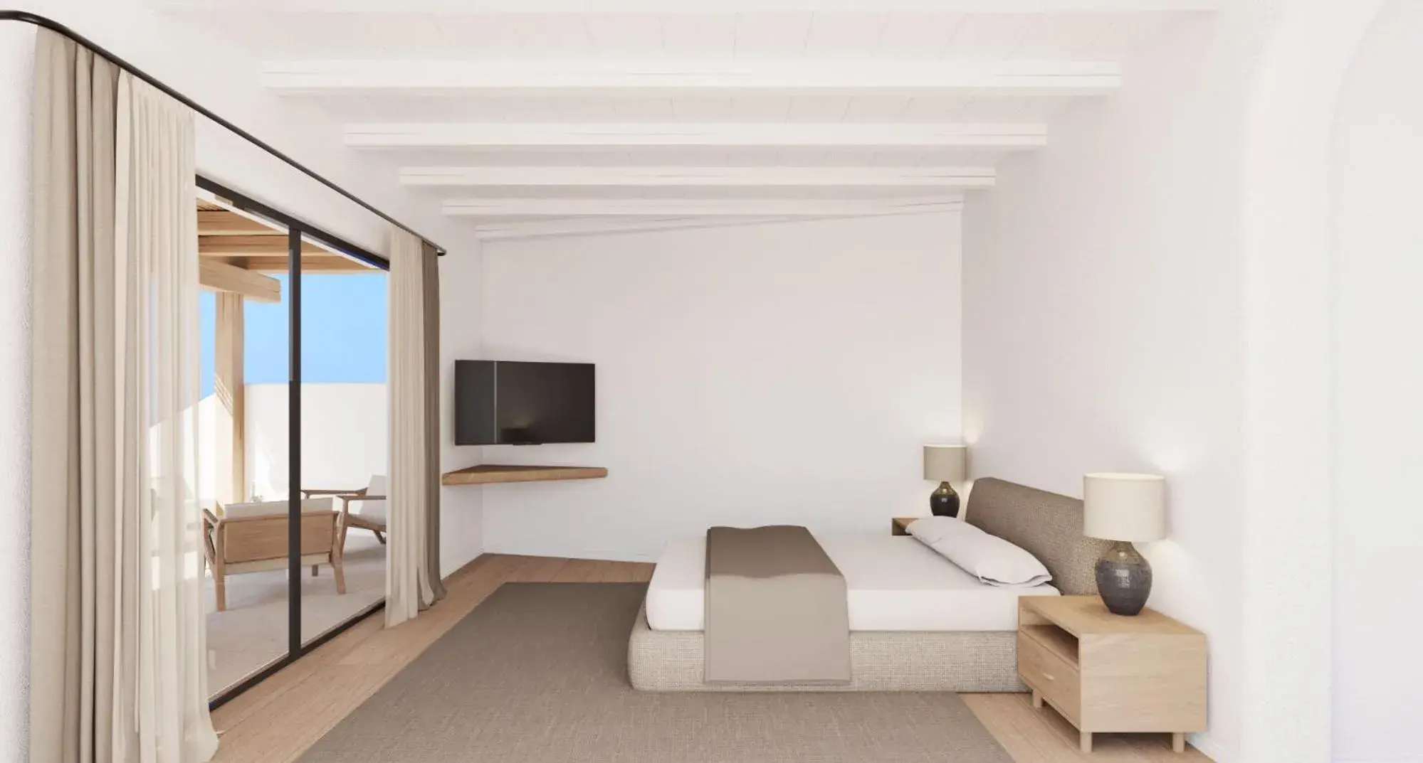 Signature Suite with Sea View in NĒRO Suites by NOMÉE Hospitality Group Signature Suite with Sea View in NĒRO Suites by NOMÉE Hospitality Group