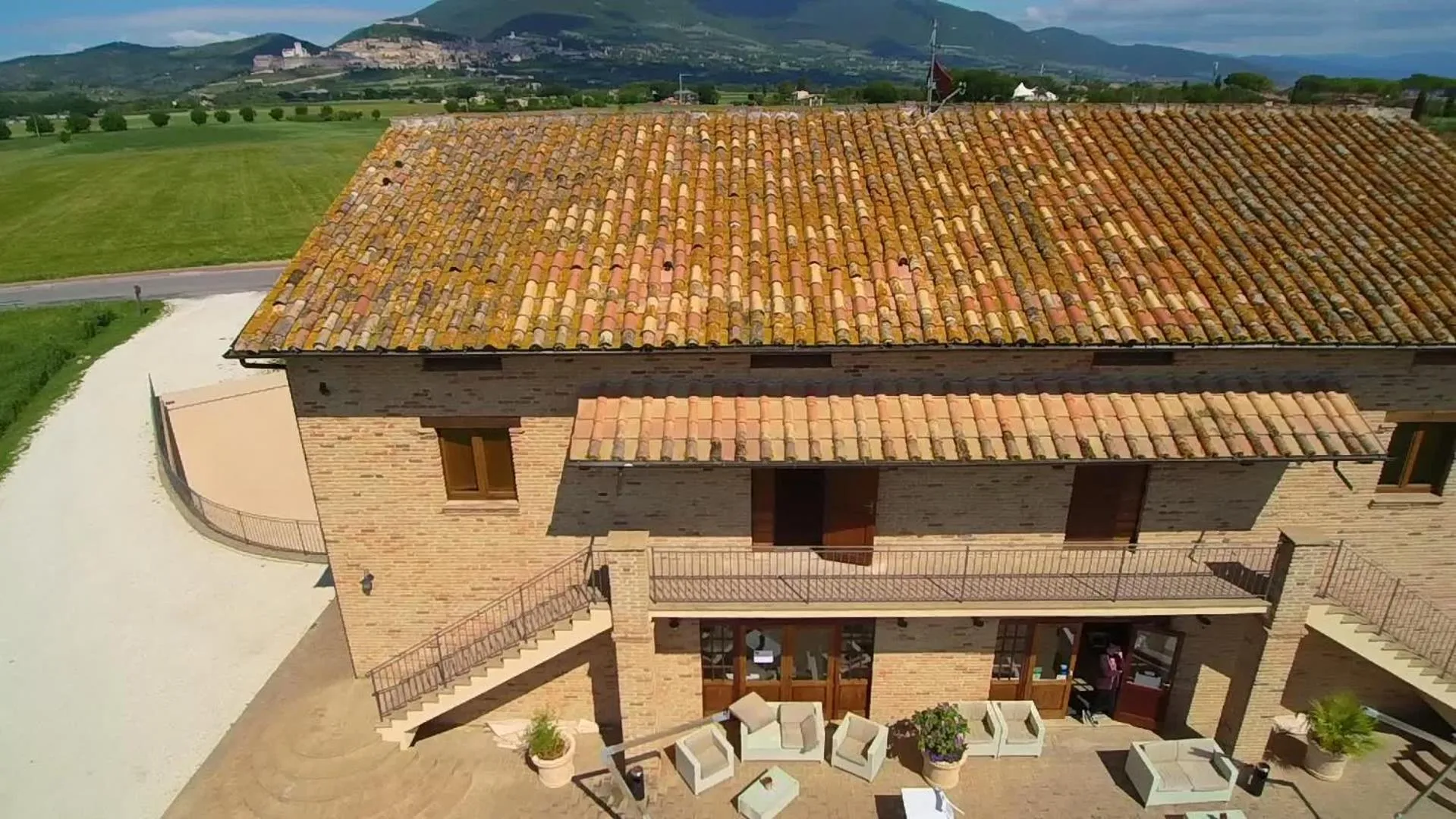 Bird's eye view in Assisium Agriturismo