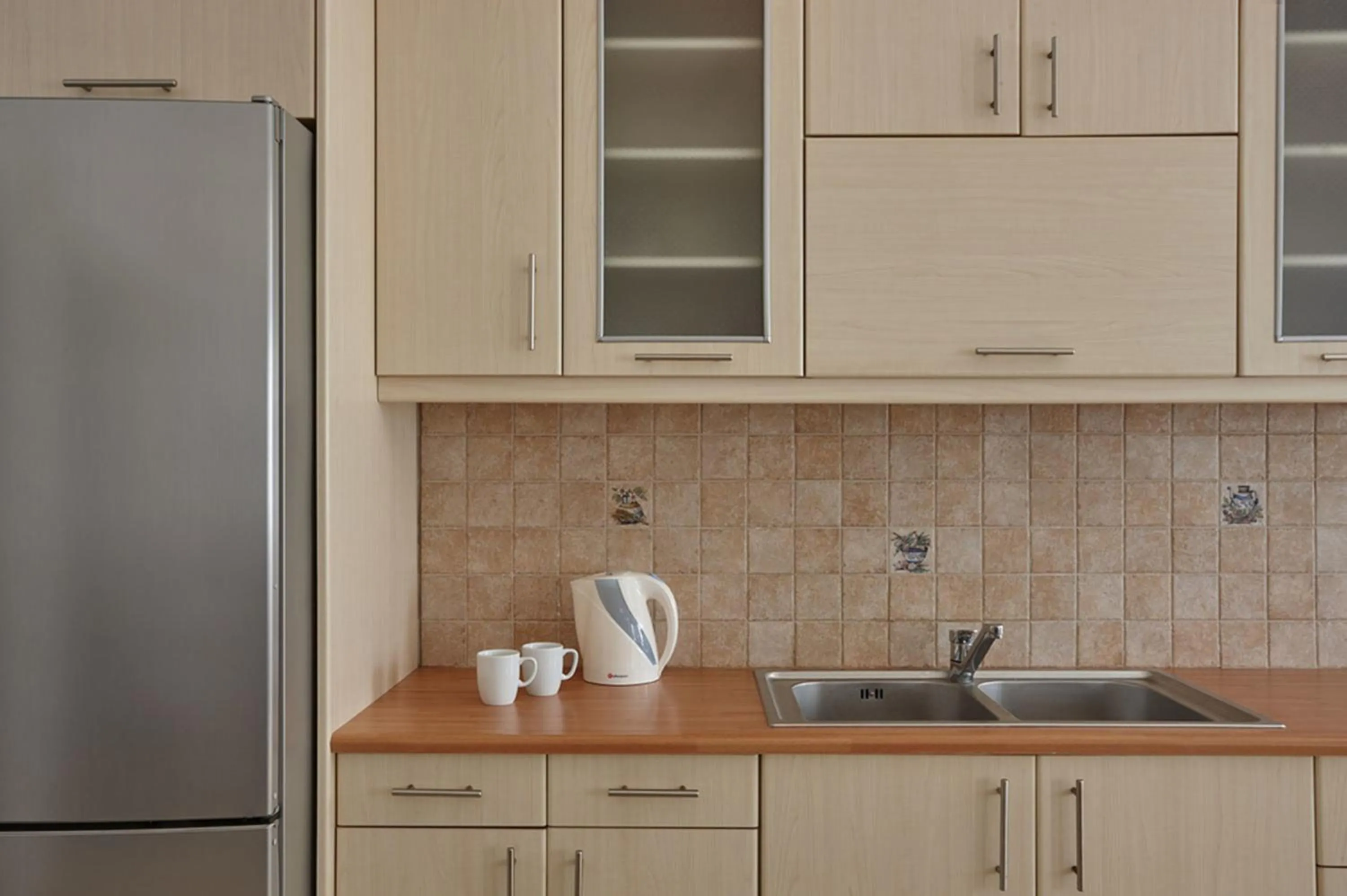 kitchen in Ayoba Santorini