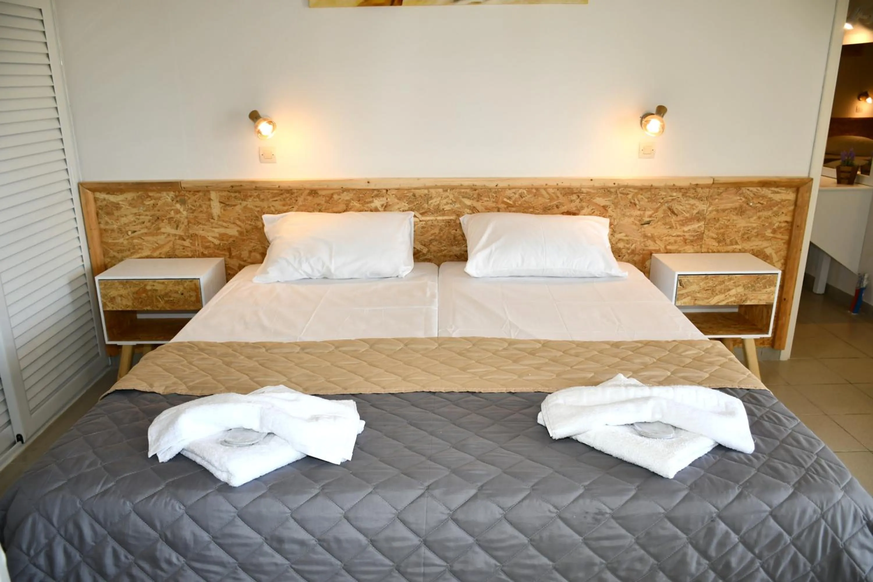 Bedroom in Cavos Beach House