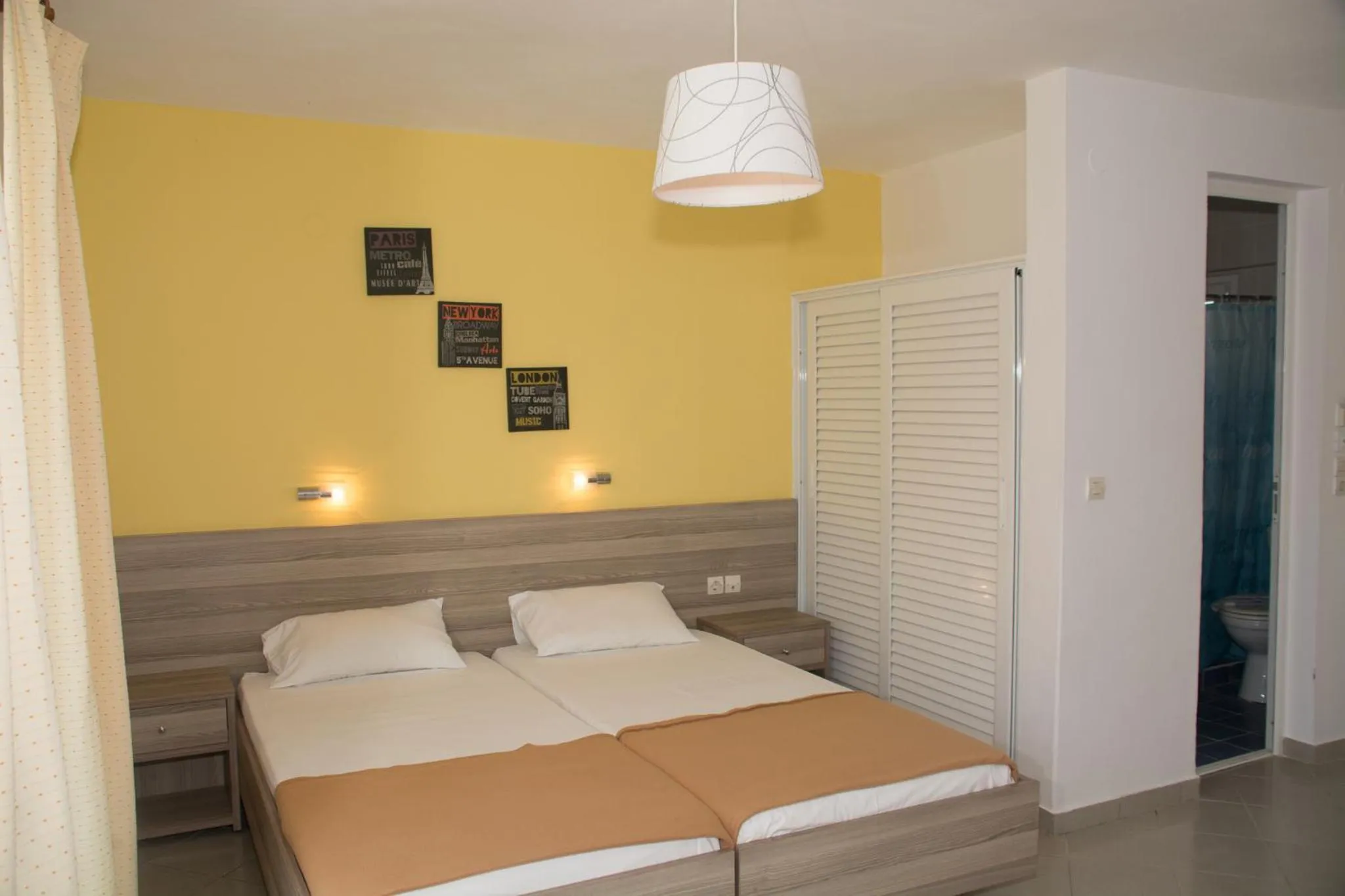 Bedroom in Cavos Beach House