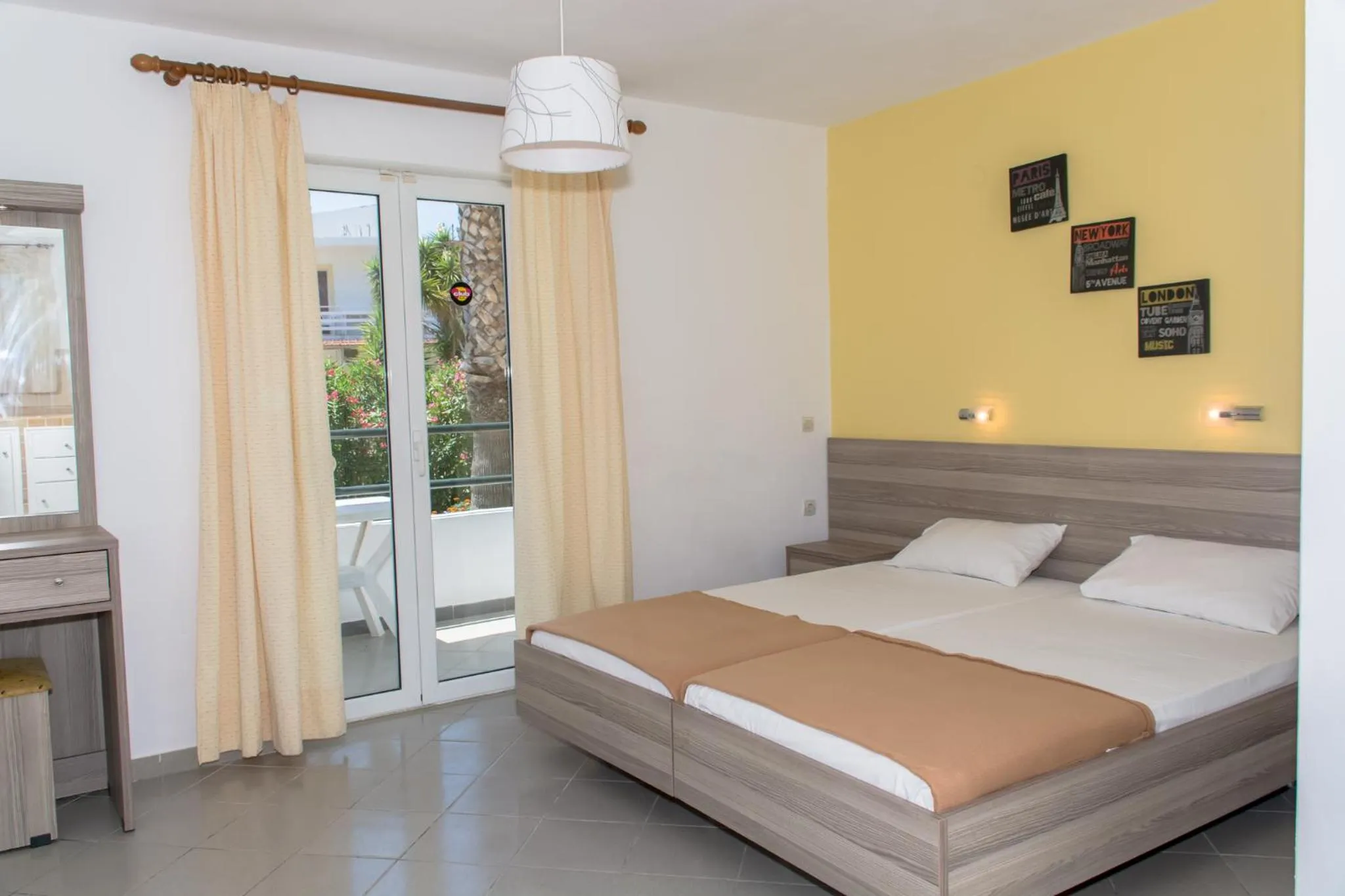 Bedroom in Cavos Beach House