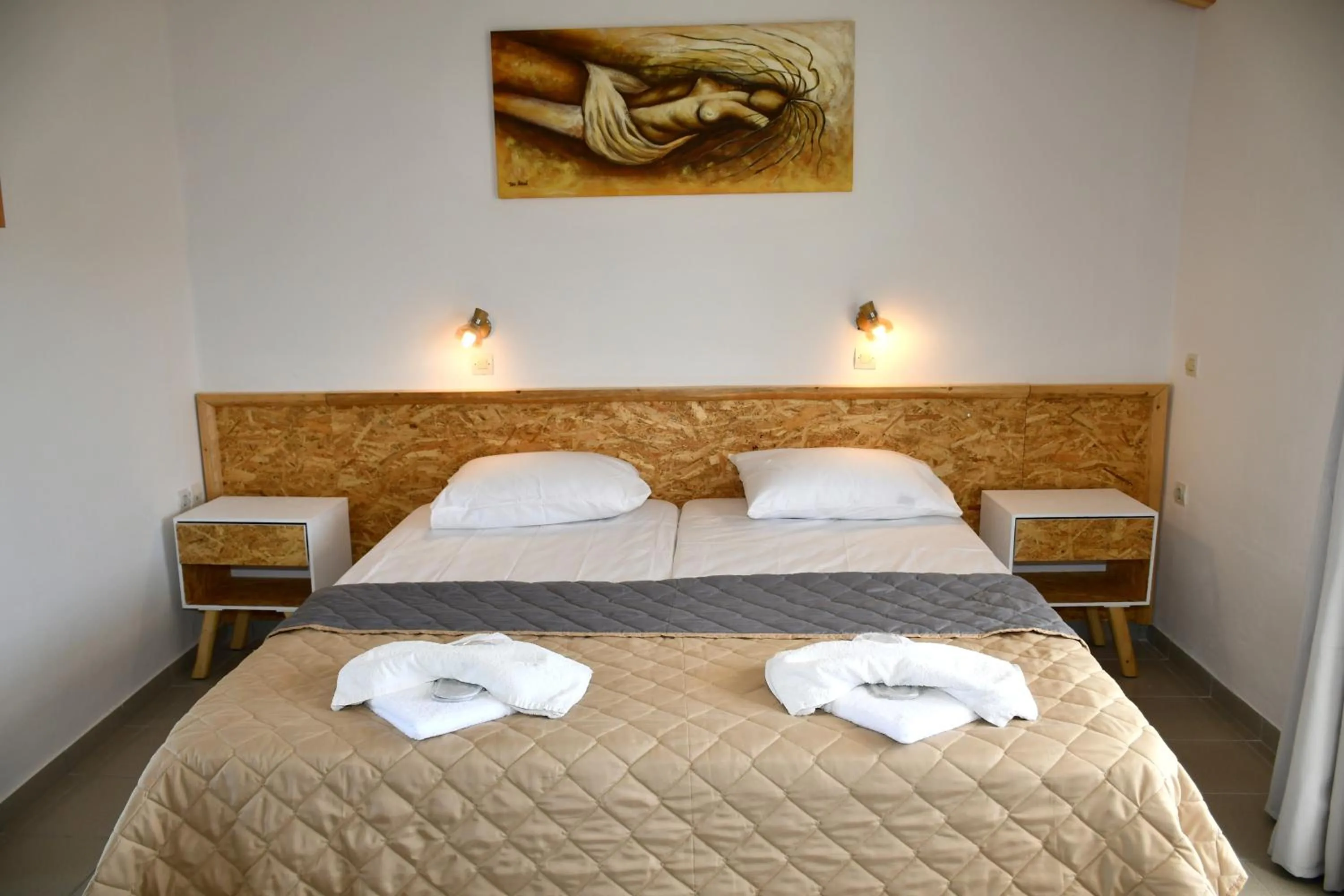 Bedroom in Cavos Beach House