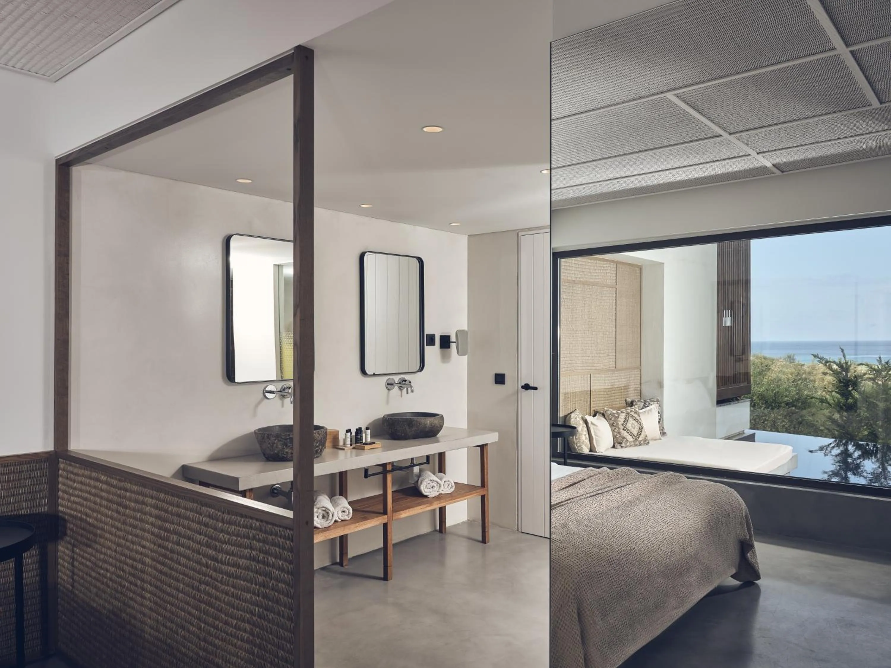 Bedroom, Bed in Zante Maris Suites - Adults Only