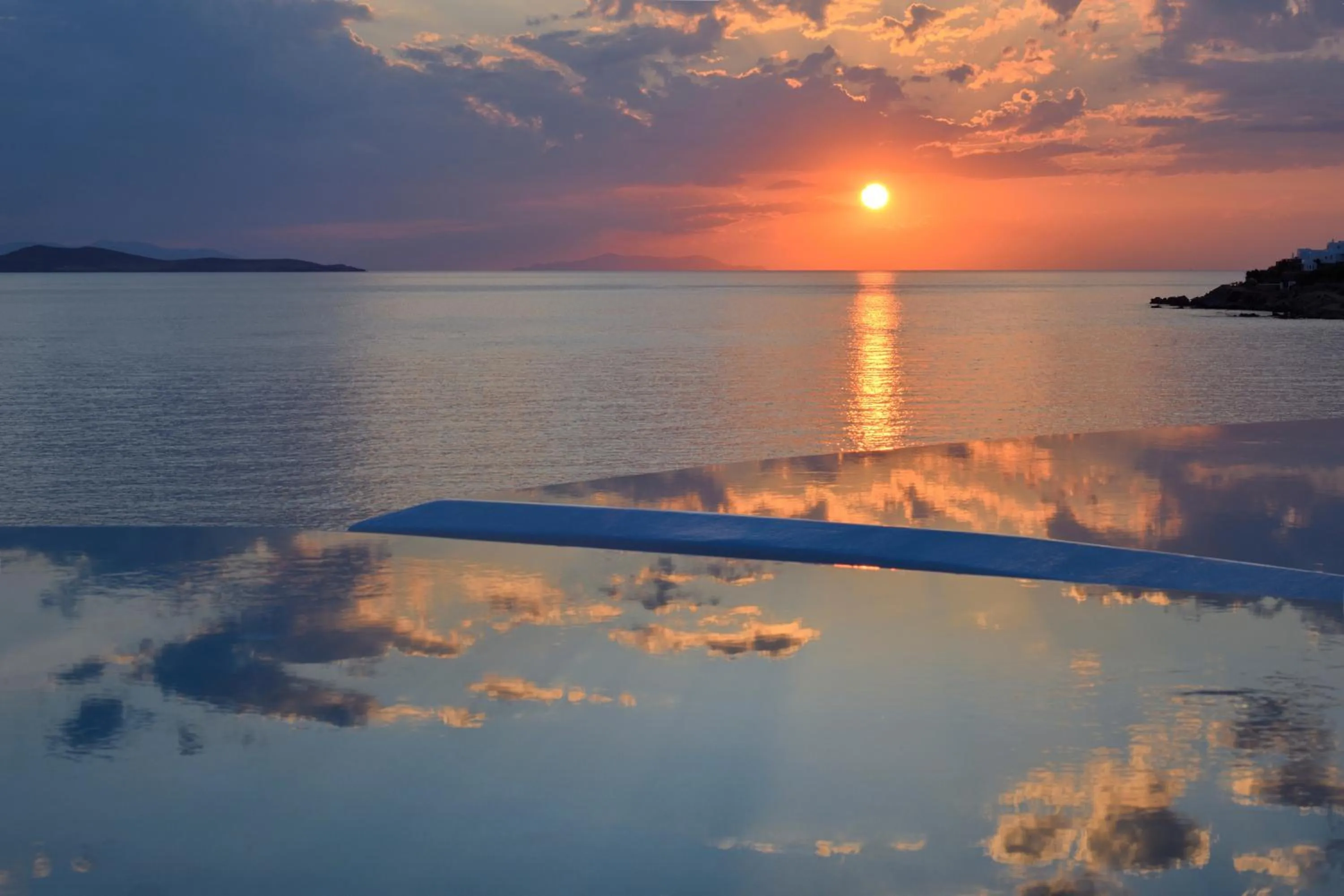 Sunset in Anax Resort and Spa