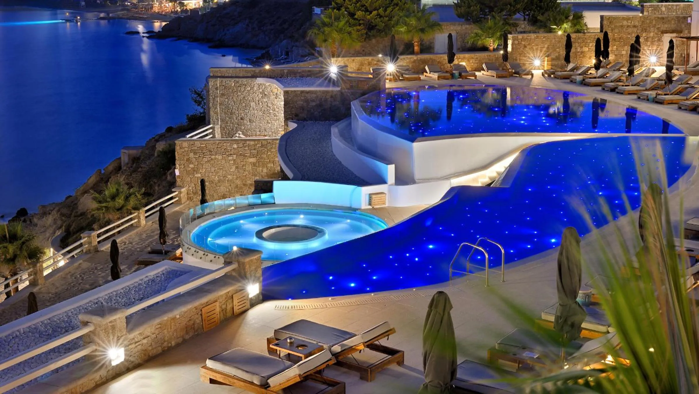 Pool view in Anax Resort and Spa