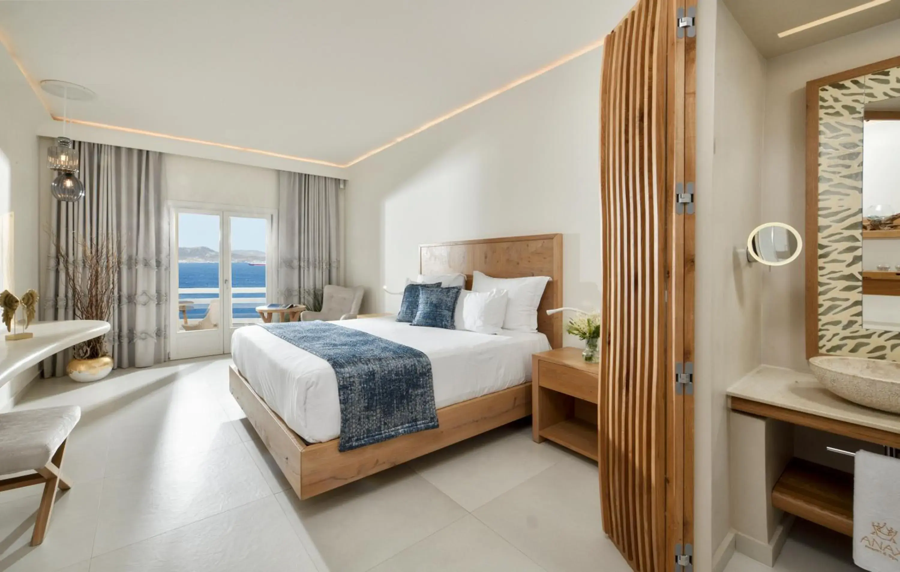 Deluxe Double Room (Aegean Sunset) in Anax Resort and Spa Deluxe Double Room (Aegean Sunset) in Anax Resort and Spa