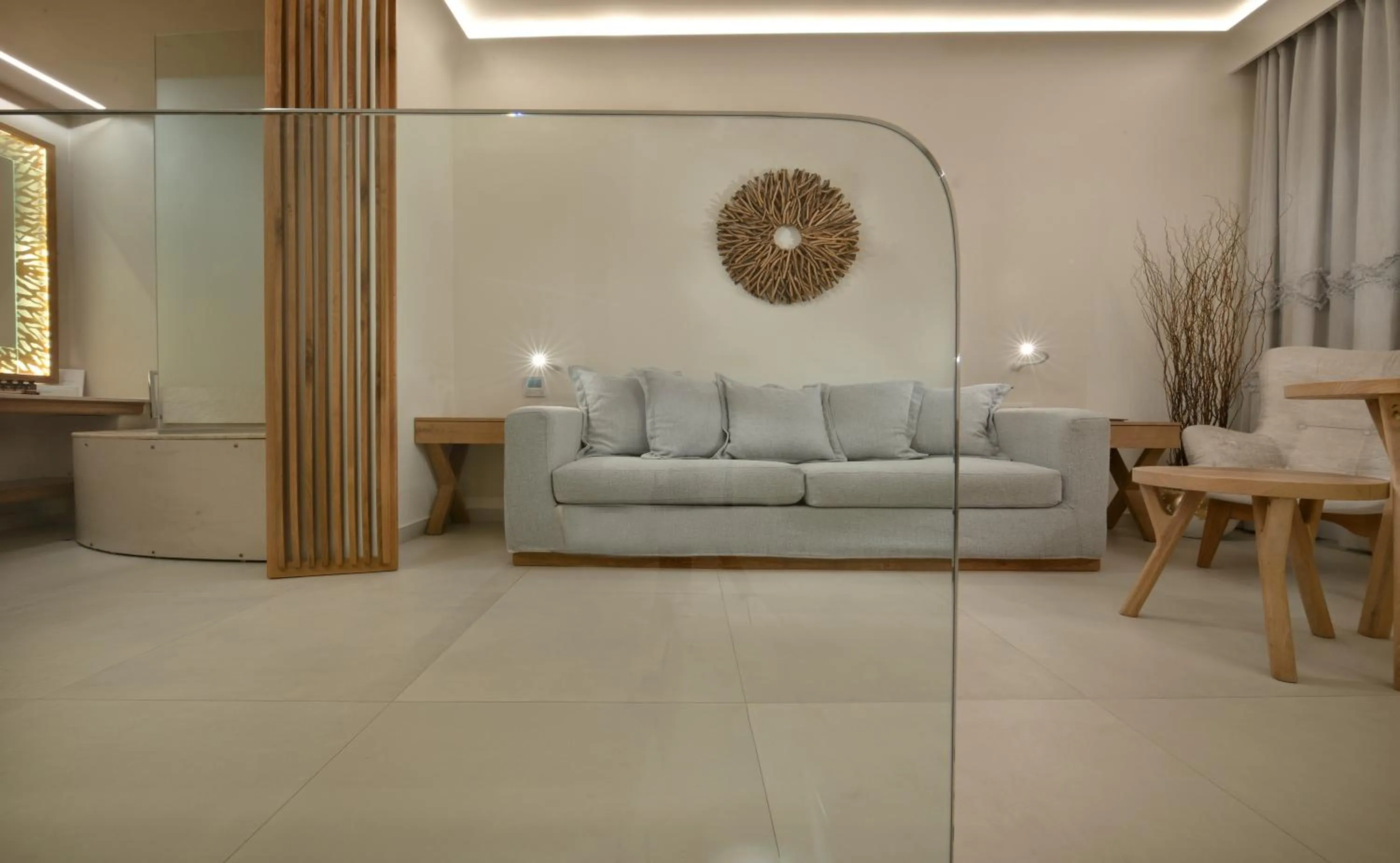 Living room in Anax Resort and Spa