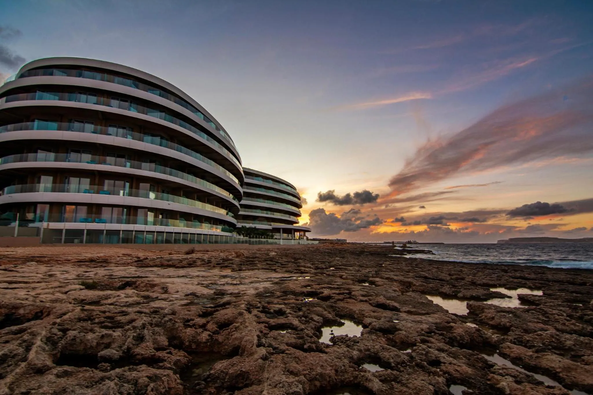 Property building in Ramla Bay Resort