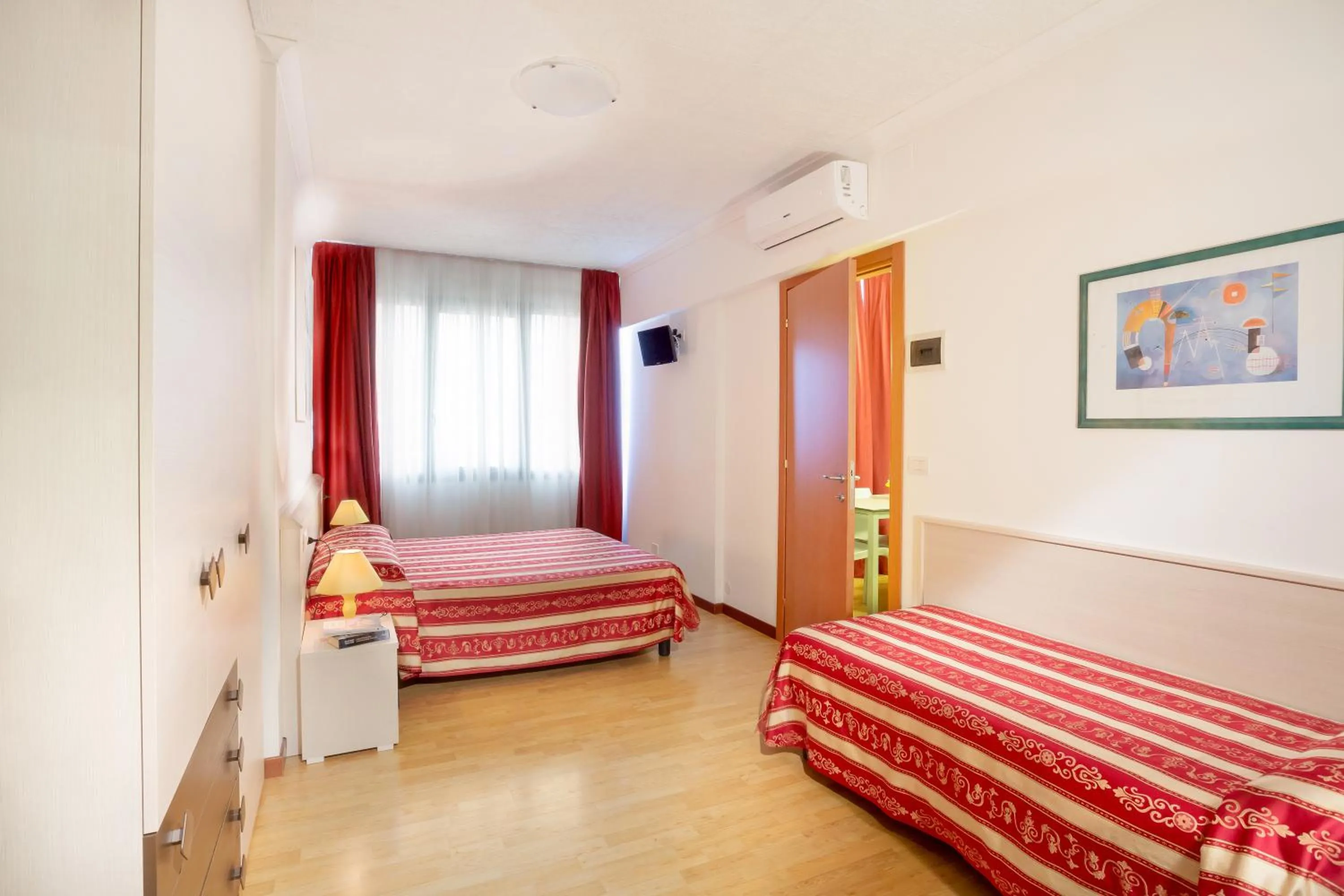 Bed in Hotel Palladio