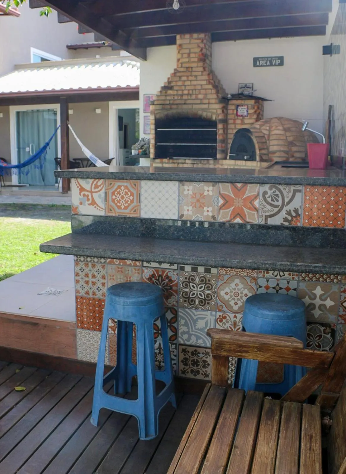 BBQ facilities in Pousada CafeMar Búzios
