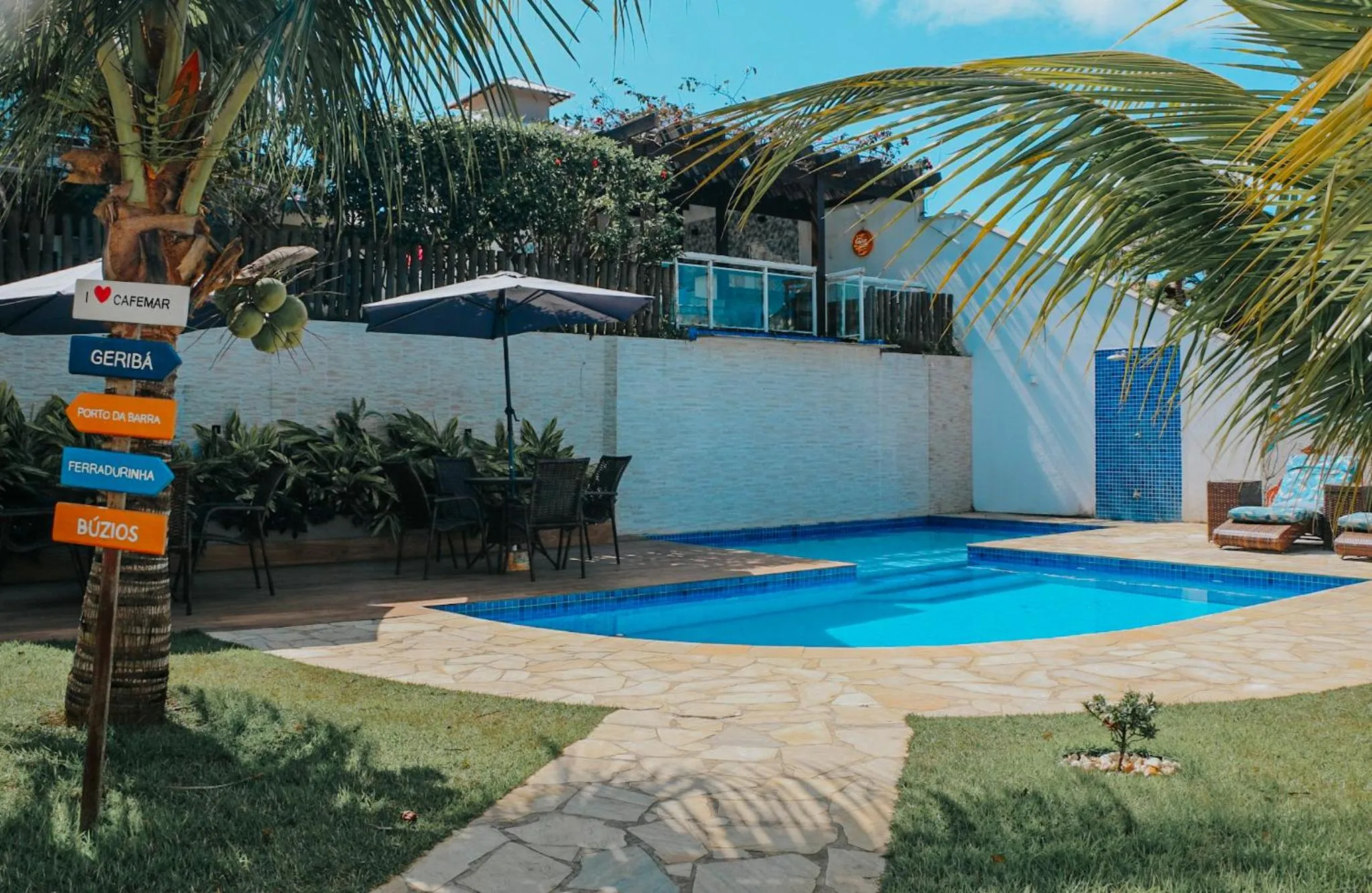 Garden in Pousada CafeMar Búzios