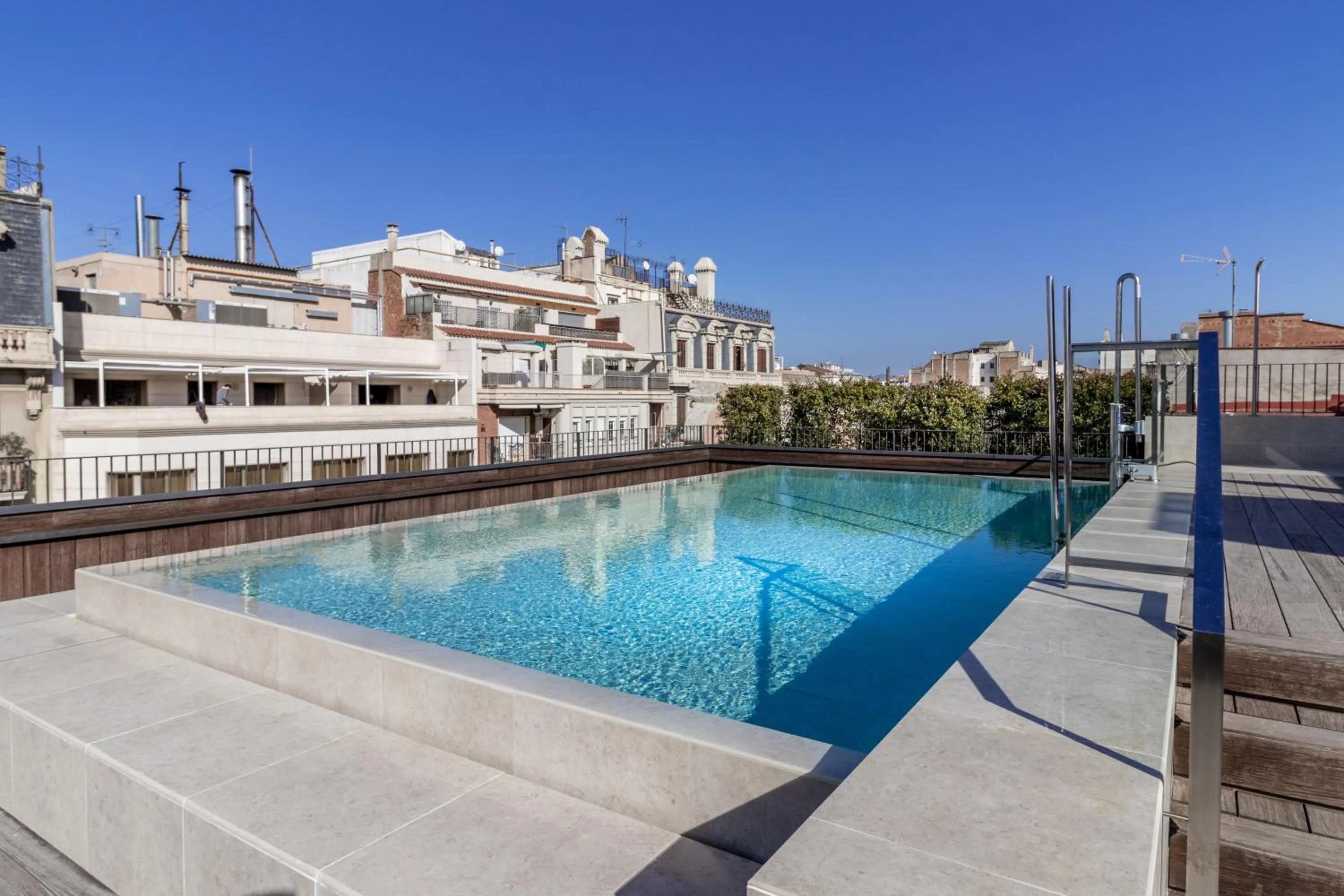 Swimming pool in The Corner Hotel