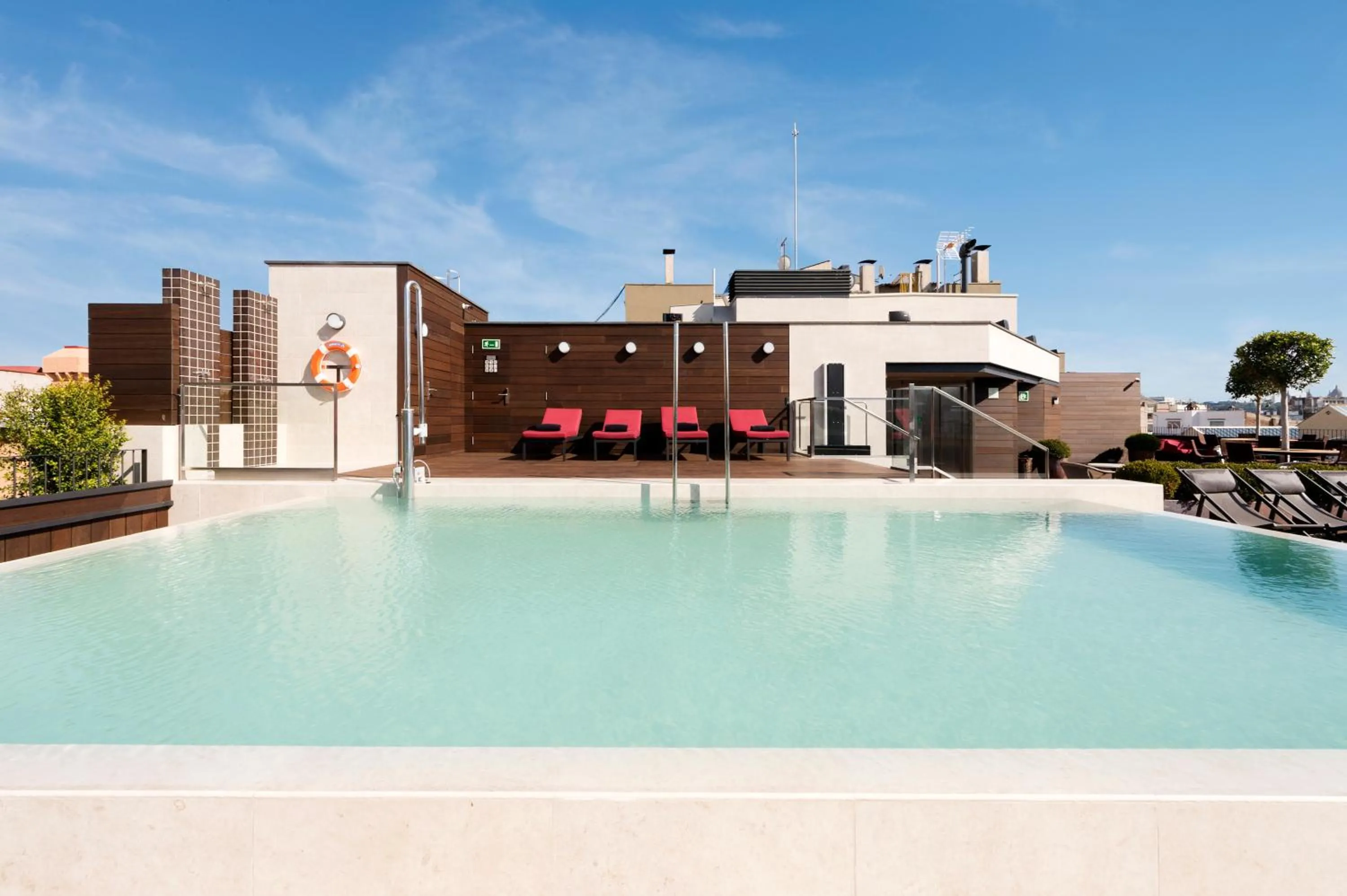 Swimming pool in The Corner Hotel