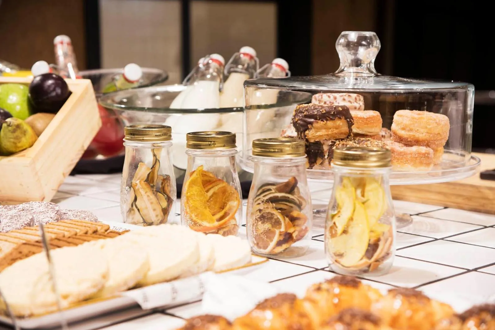 Continental breakfast in The Corner Hotel