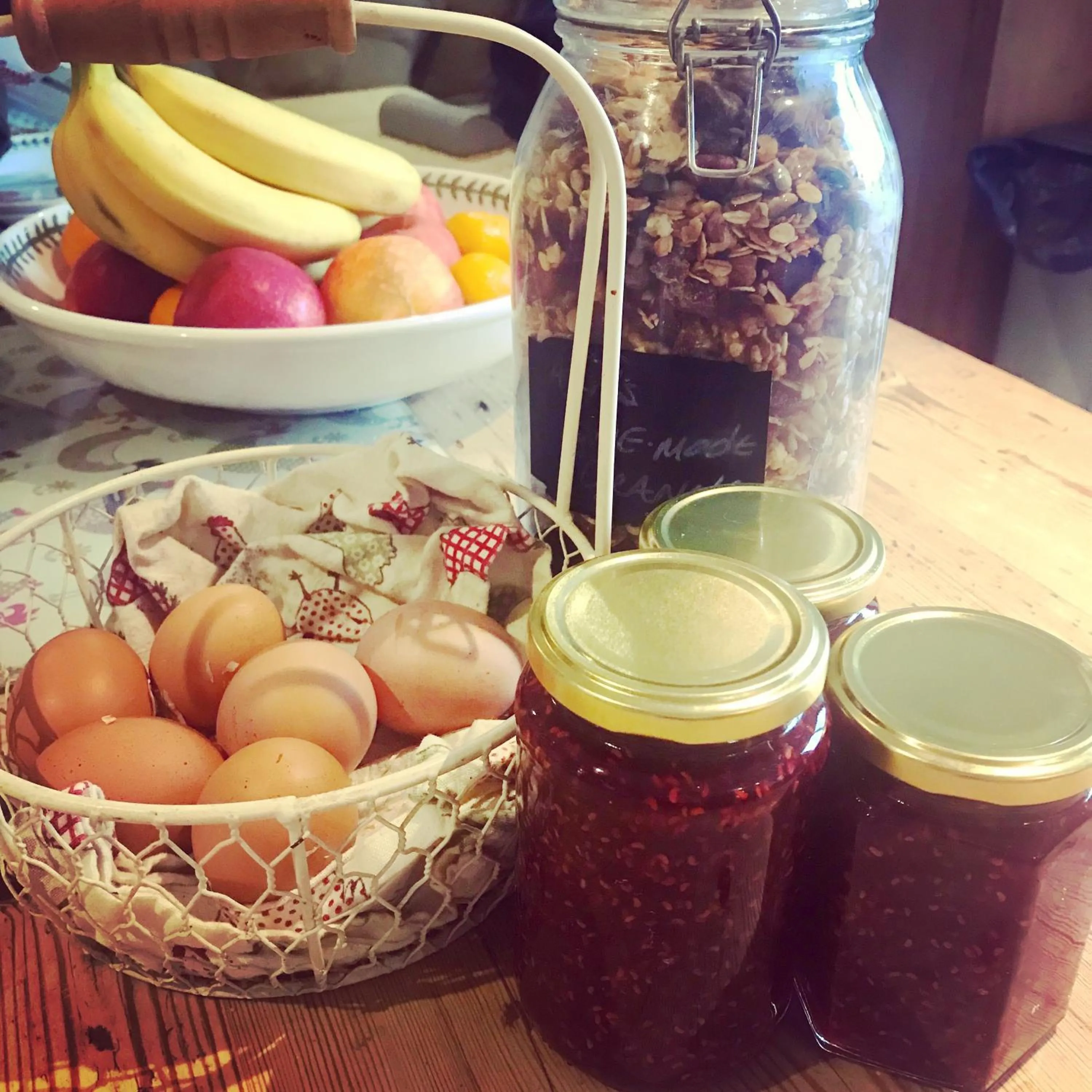 Continental breakfast in The Old Stables Bed & Breakfast