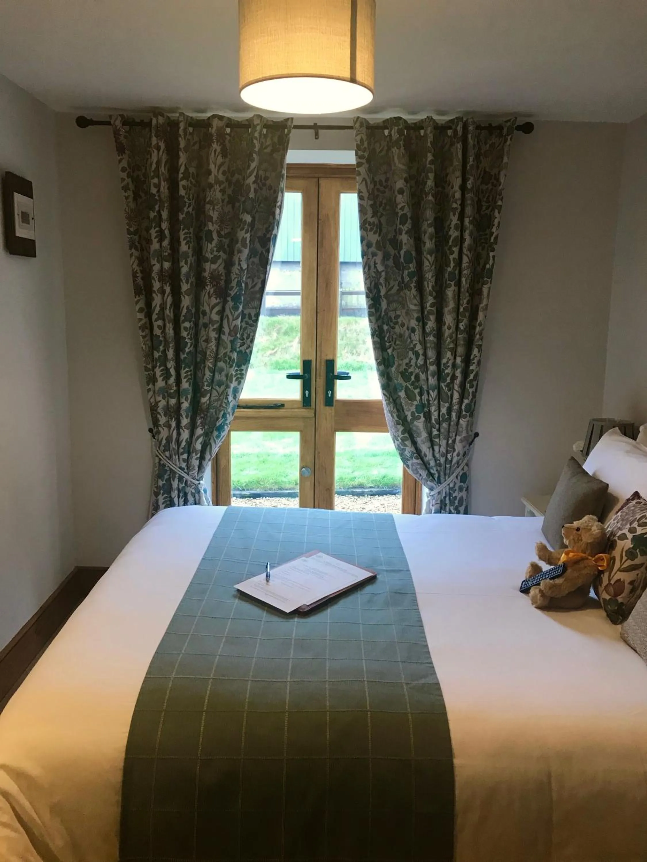 Decorative detail, Bed in The Old Stables Bed & Breakfast