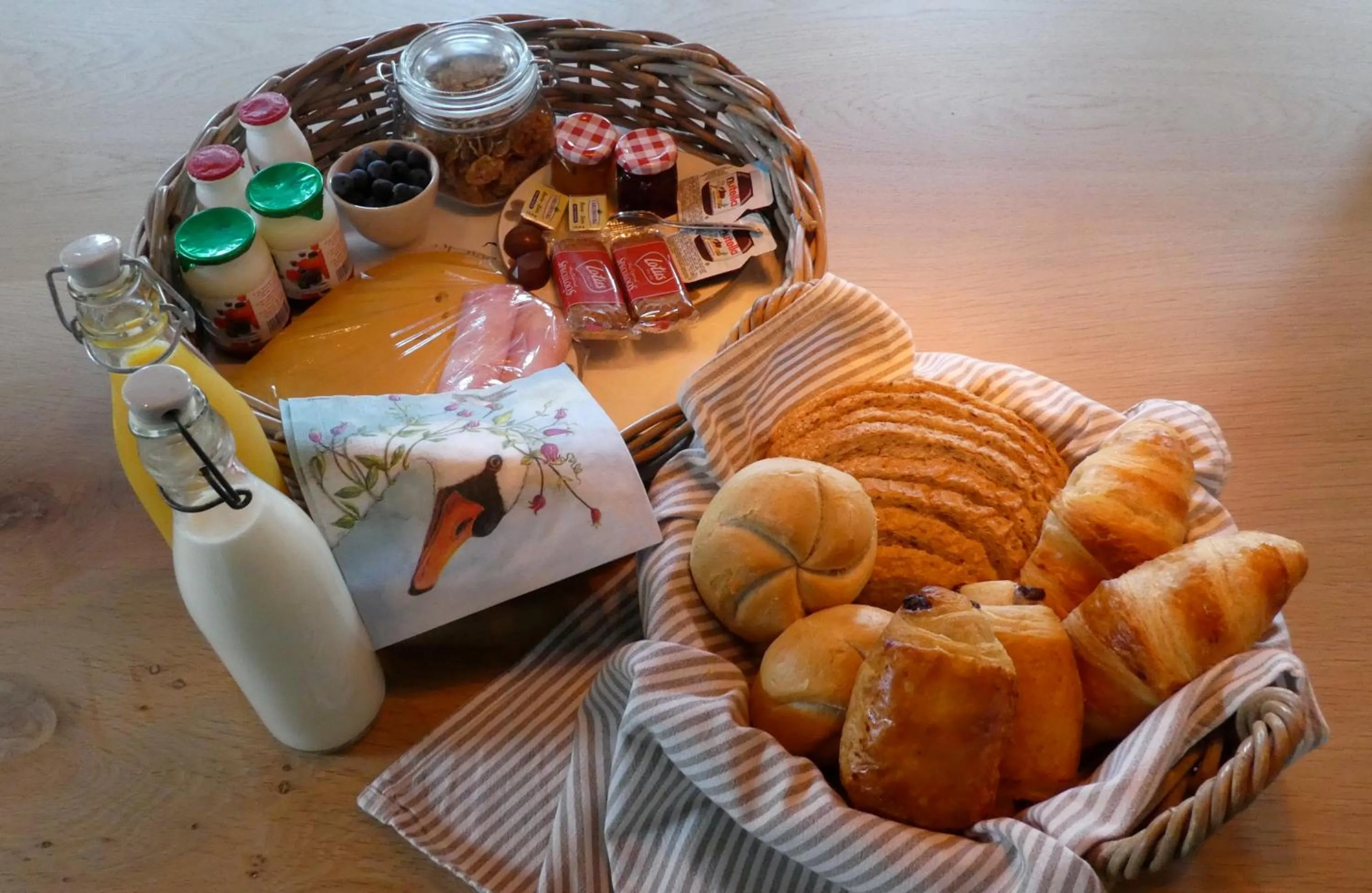 Food close-up in B&B De Swaenhoeck