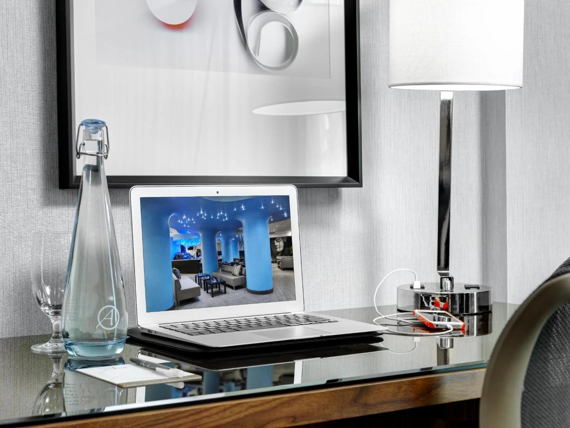 Seating area in Hotel Arts