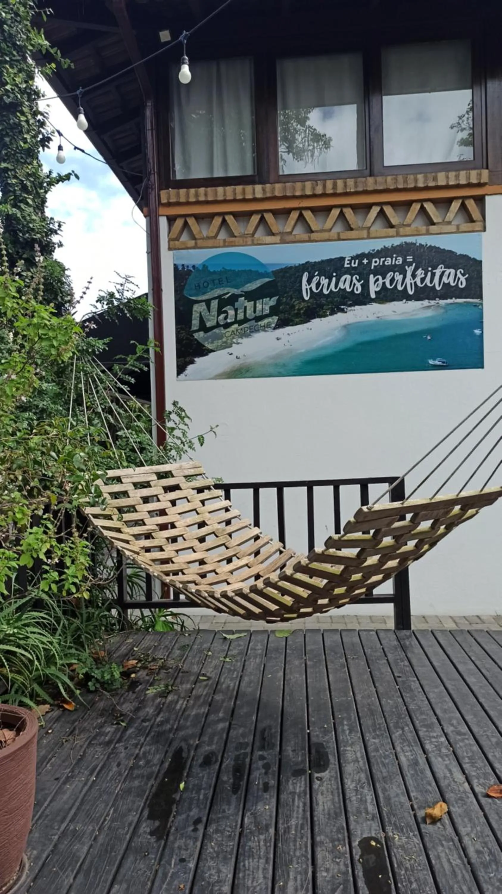 Garden view in Hotel Natur Campeche