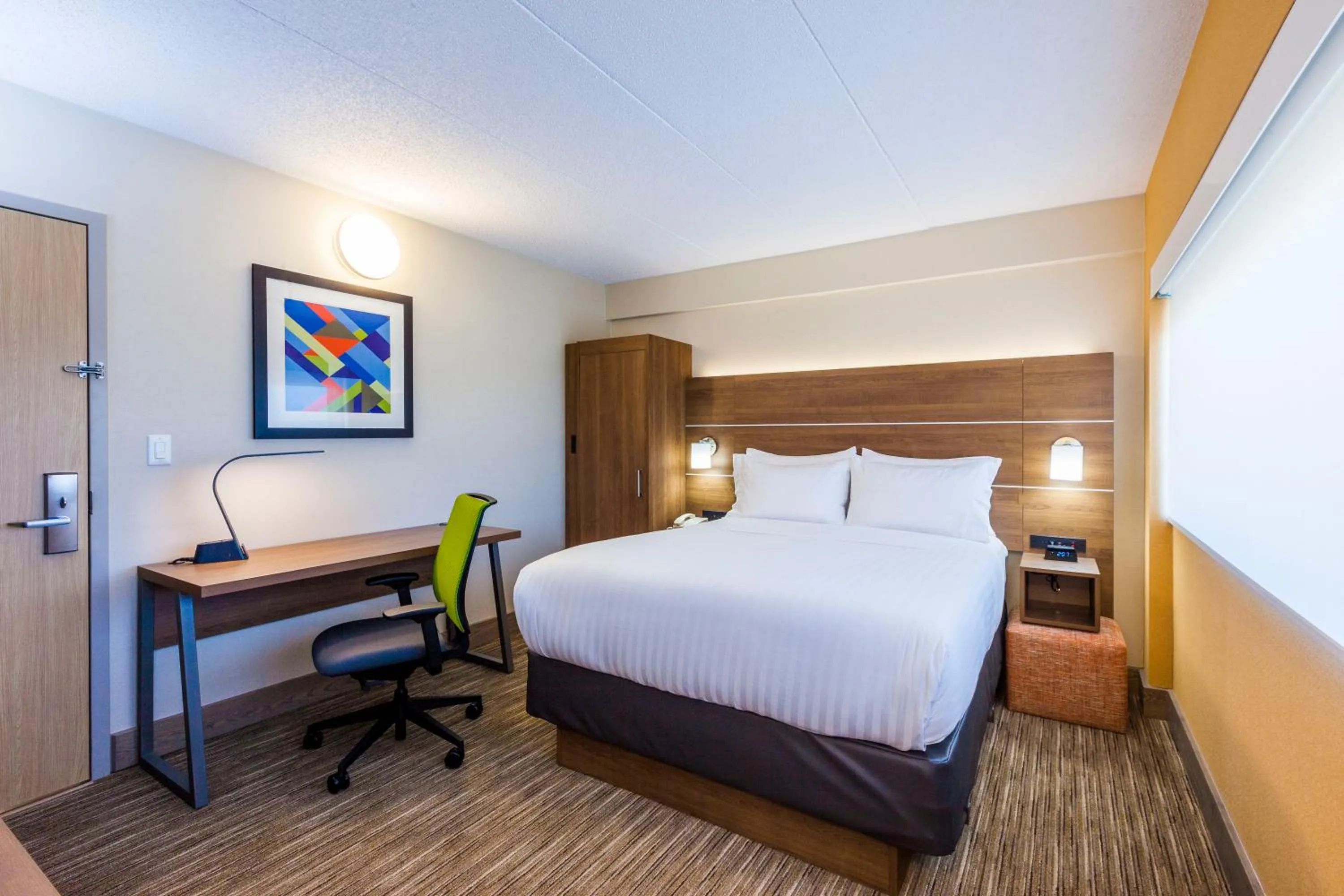 Photo of the whole room, Bed in Holiday Inn Express Hotel & Suites Saint John Harbour Side by IHG