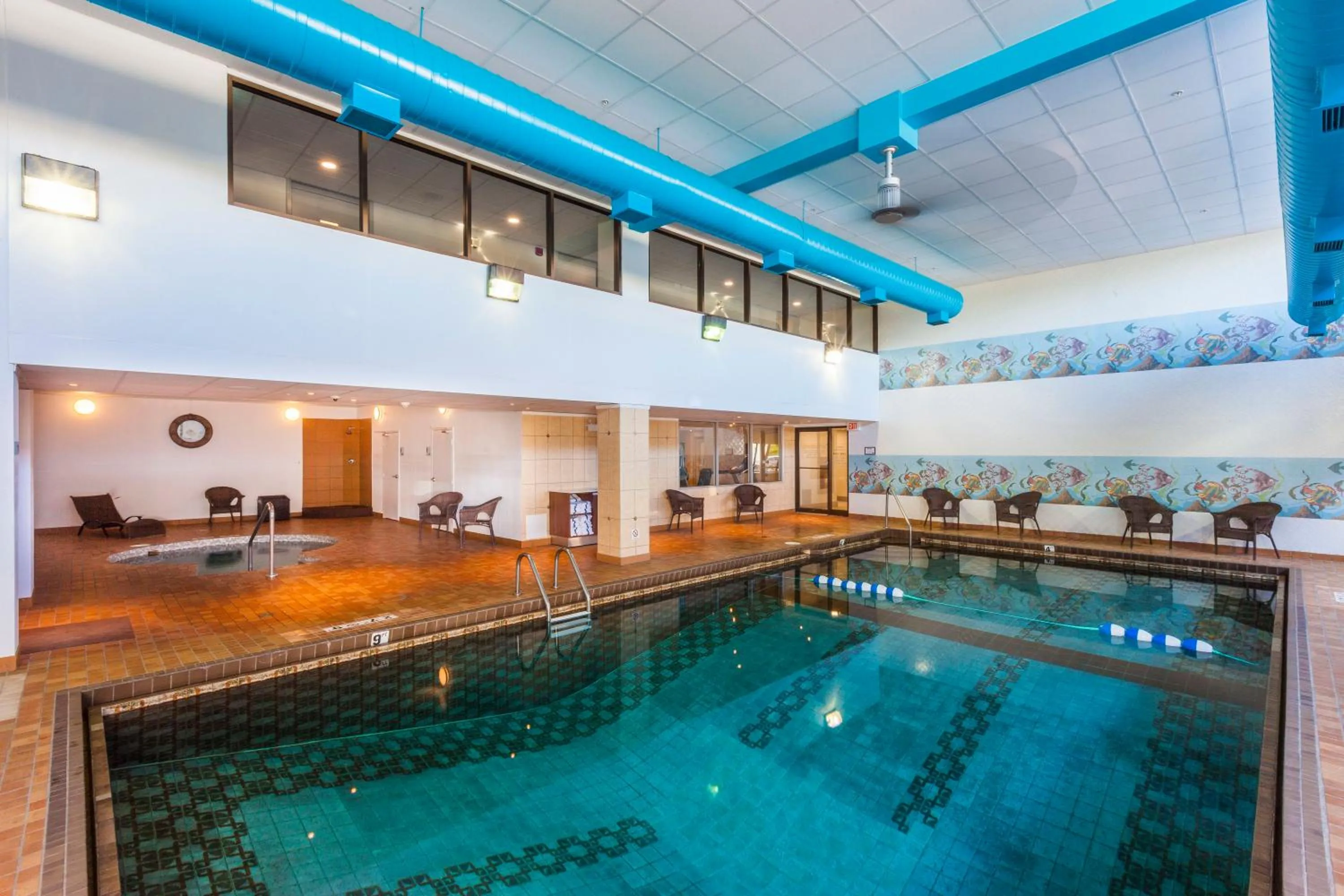 Swimming pool in Holiday Inn Express Hotel & Suites Saint John Harbour Side by IHG