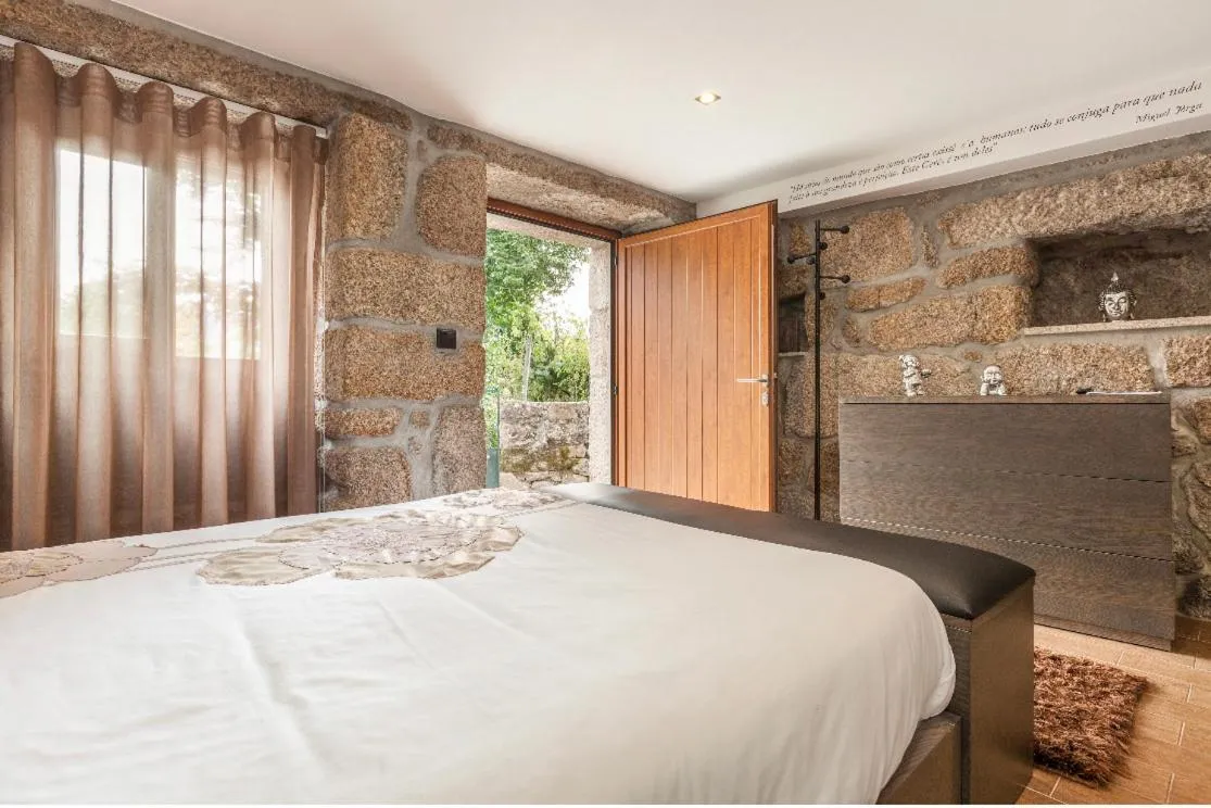 Bed in Casa da Fonte Gerês