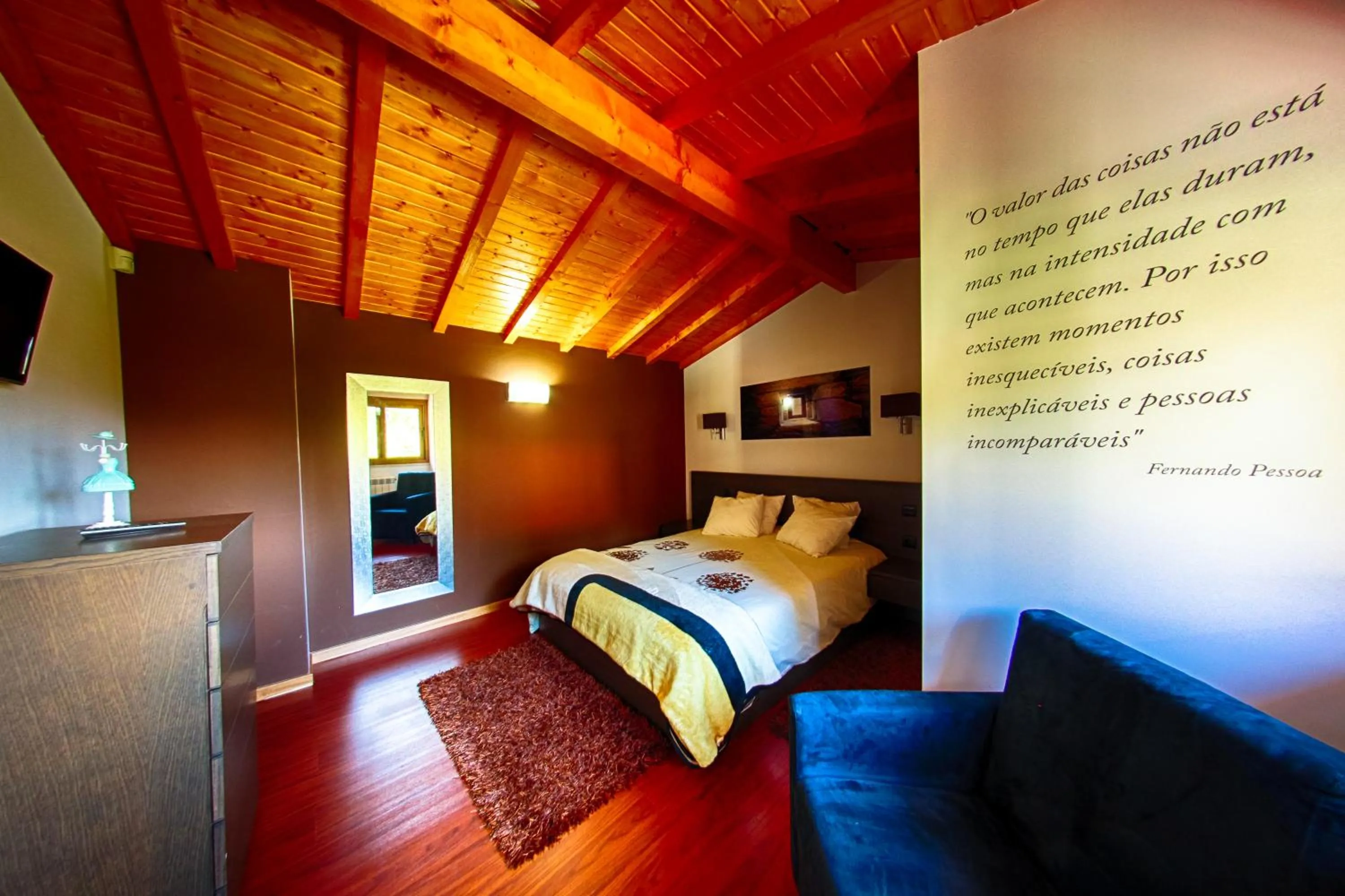 Bed in Casa da Fonte Gerês